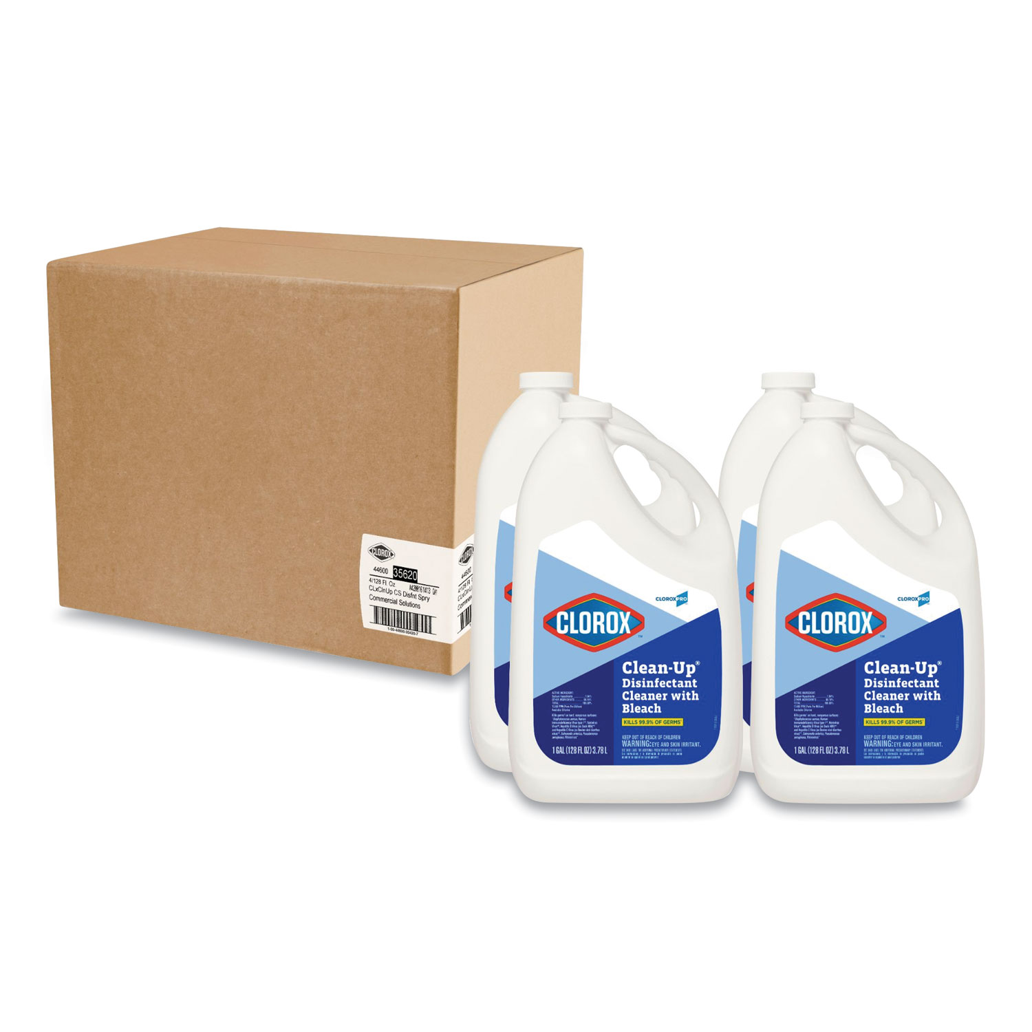 Clean-Up Cleaner + Bleach, 32 oz Spray Bottle, Fresh Scent, 9/Carton -  Office Express Office Products
