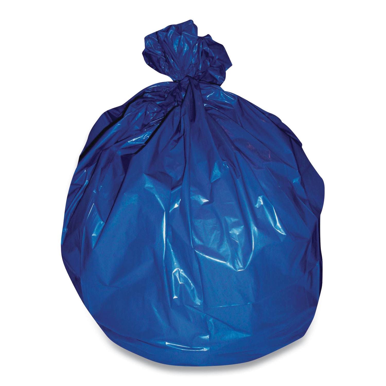 Trash Can Liners 33 Gal. Blue 50Bags