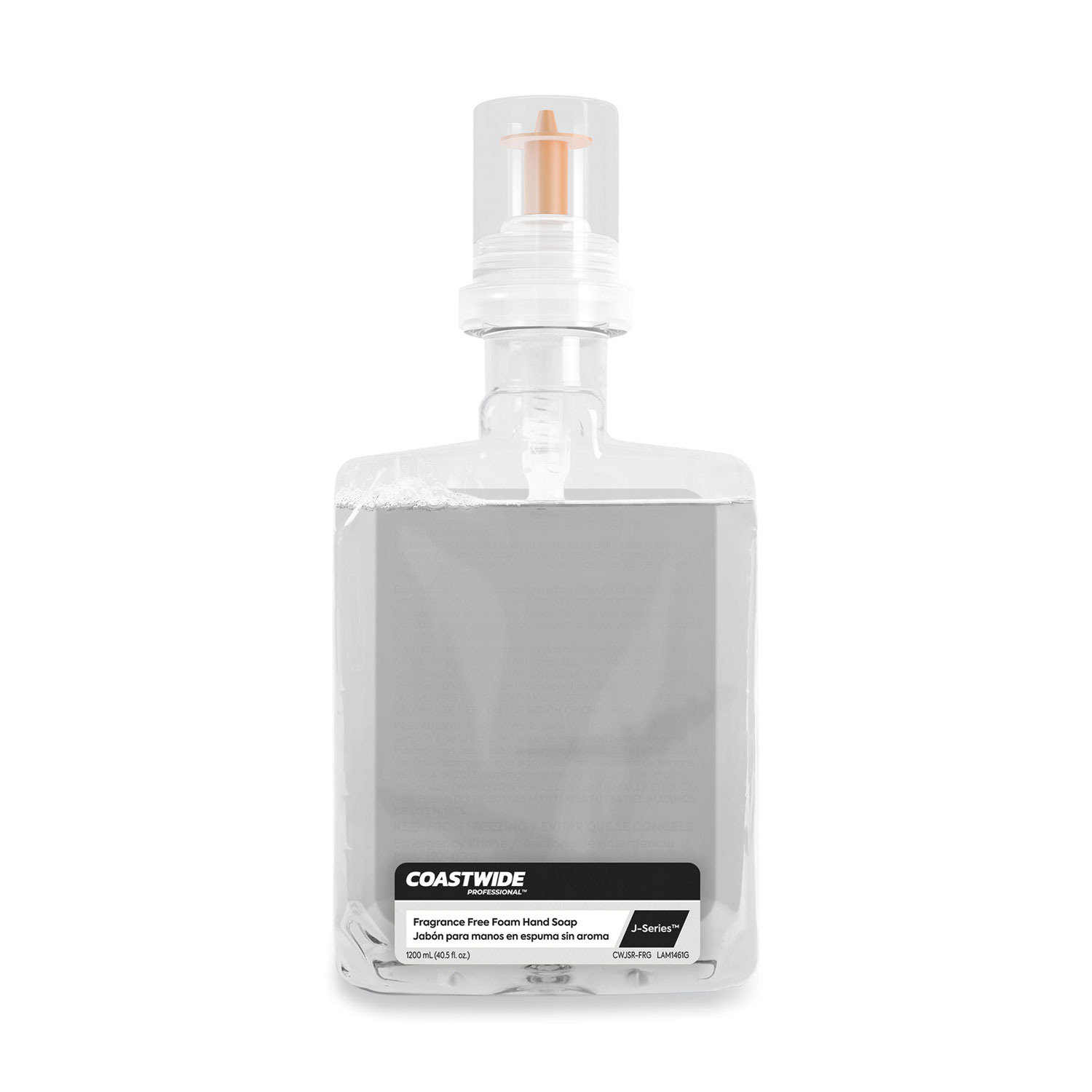J-Series Foam Hand Soap, Fragrance-Free, 1,200 mL Refill, 2/Carton J-Series Foam Hand Soap, Fragrance-Free, 1,200 mL Refill, 2/Carton