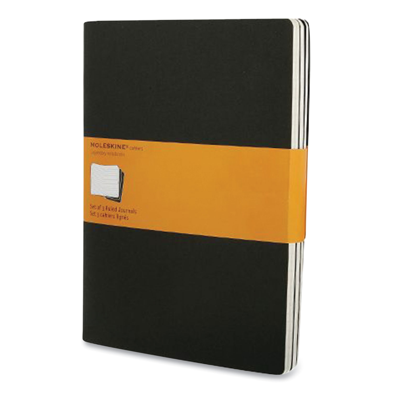 Moleskine Subject Cahier Journals Set of 2 - Black / Kraft