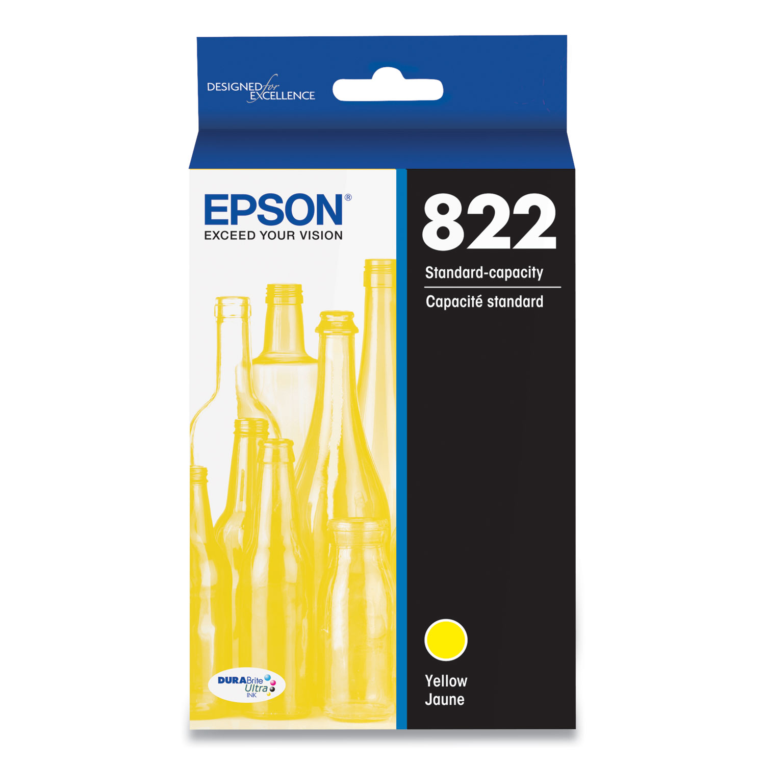 T822520-S (T822) DURABrite Ultra Ink, 240 Page-Yield, Cyan/Magenta/Yellow T822520-S (T822) DURABrite Ultra Ink, 240 Page-Yield, Cyan/Magenta/Yellow