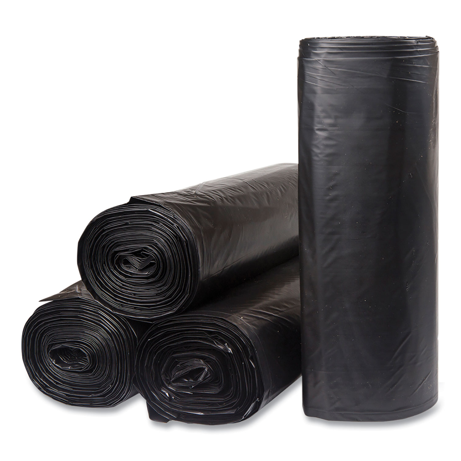 20 Gallon Black Trash Bags, 1.2 Mil, 30x36