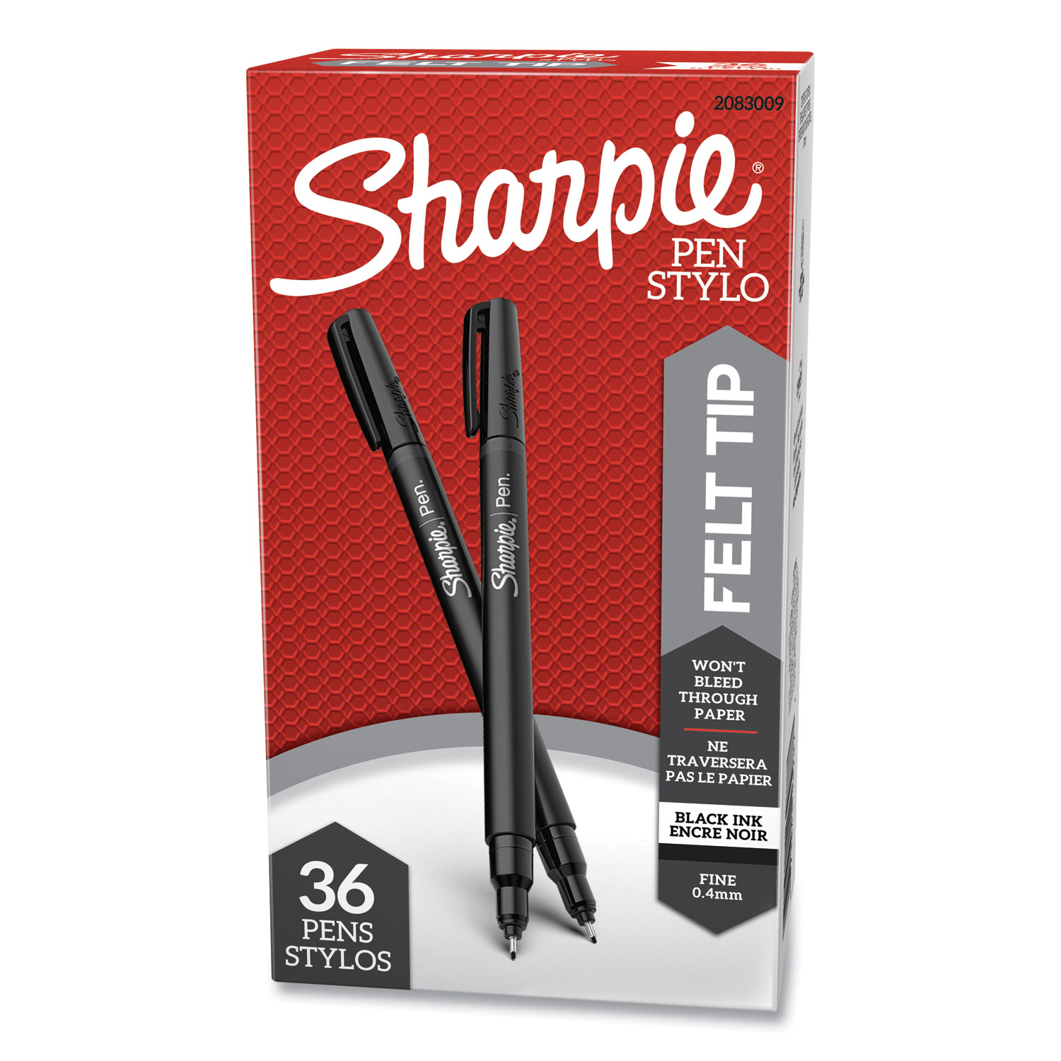 Water-Resistant Ink Porous Point Pen, Stick, Fine 0.4 mm, Assorted Ink and  Barrel Colors, Dozen - Burris Inc