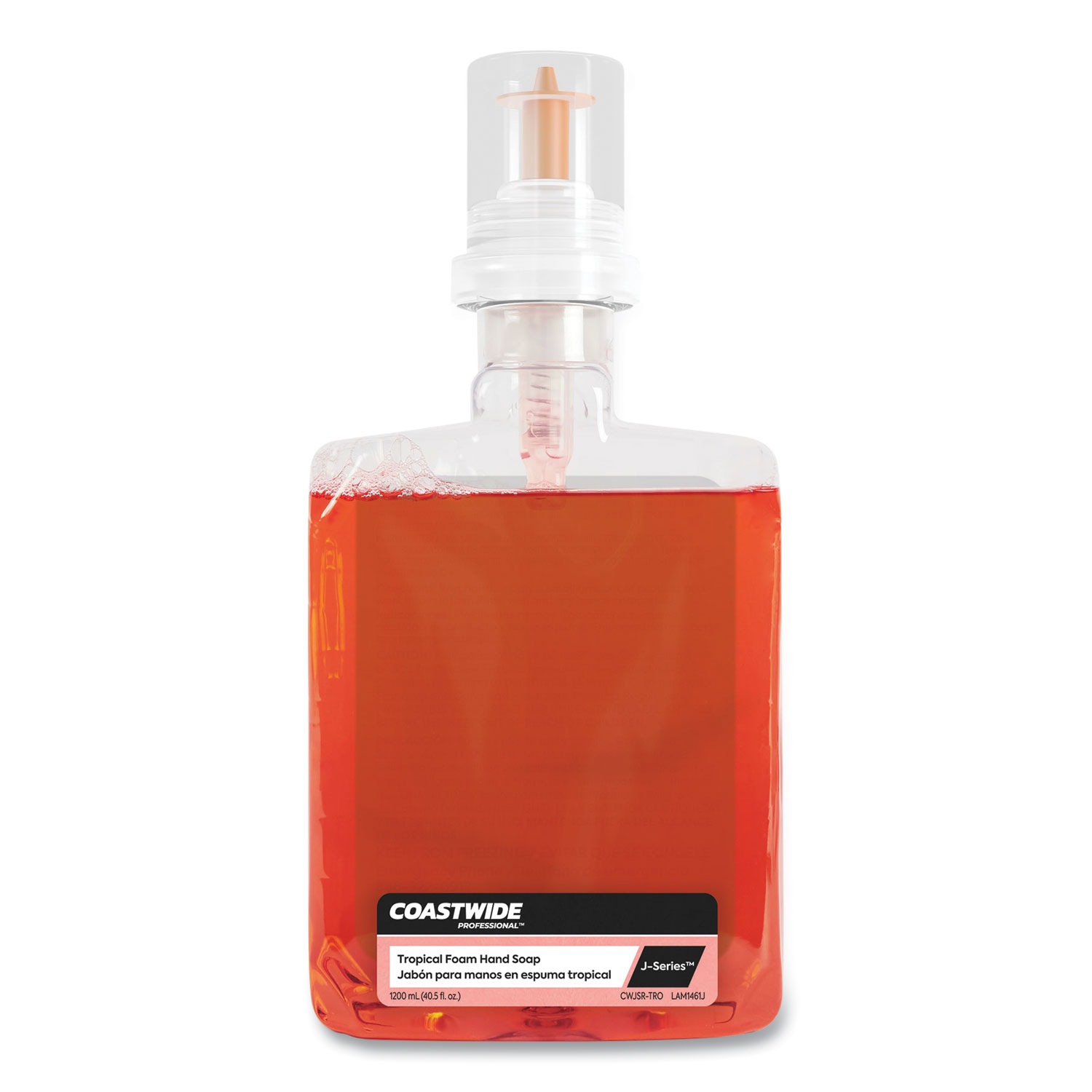 J-Series Foam Hand Soap, Tropical, 1,200 mL Refill, 2/Carton J-Series Foam Hand Soap, Tropical, 1,200 mL Refill, 2/Carton