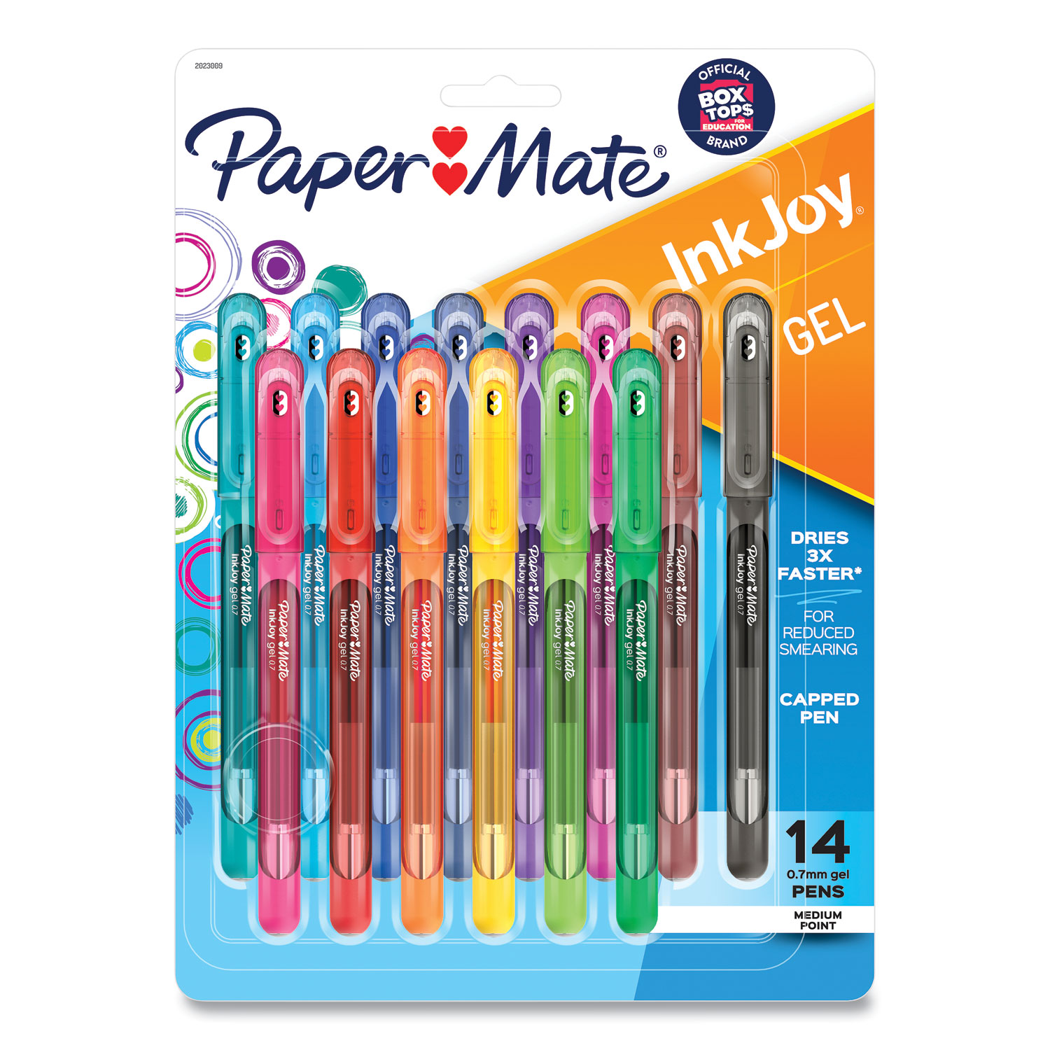 Paper Mate InkJoy Gel Medium Point Pens, Blue Ink - 12 Pack