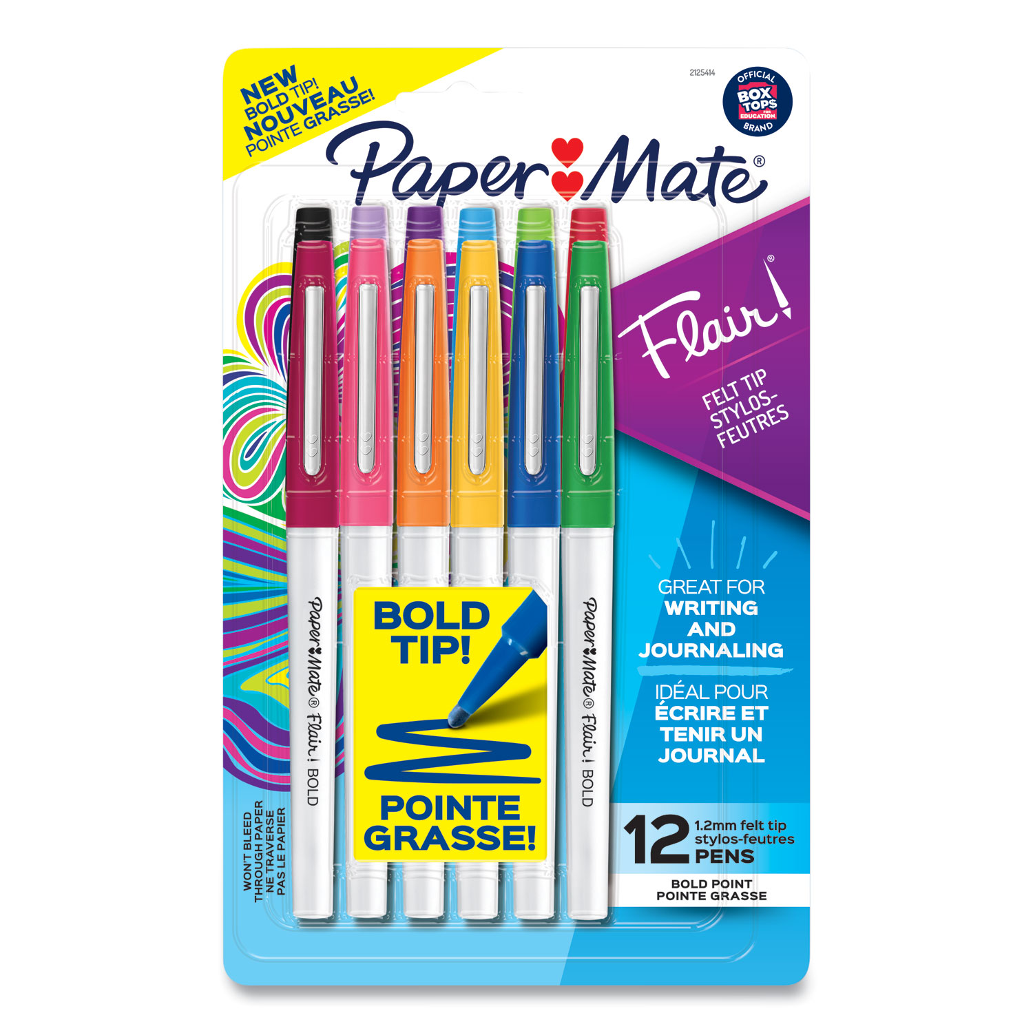 Paper Mate FLAIR Retro Accents Felt Pens Medium Point Assorted