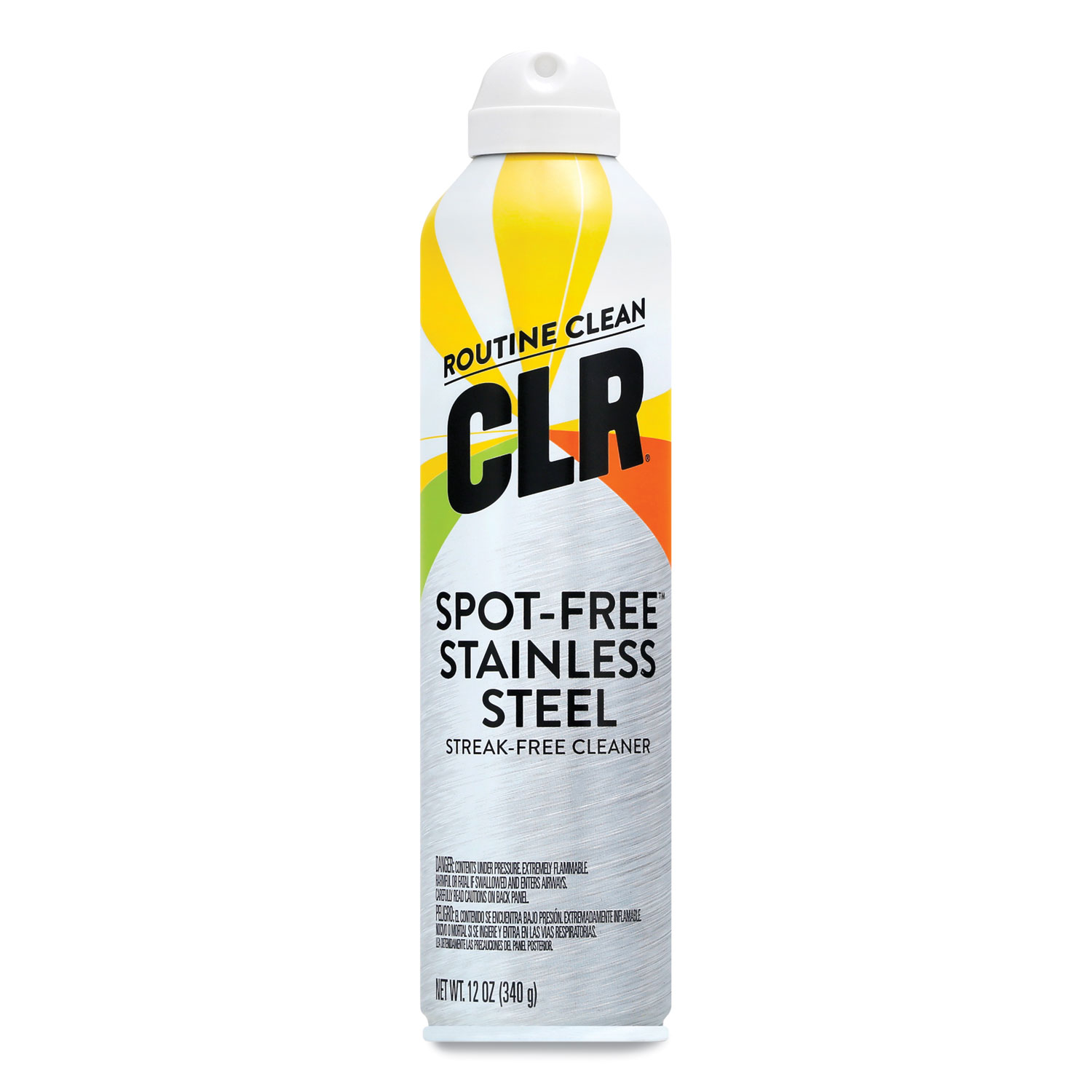Spot-Free Stainless Steel Cleaner, Citrus, 12 oz Can, 6/Carton Spot-Free Stainless Steel Cleaner, Citrus, 12 oz Can, 6/Carton