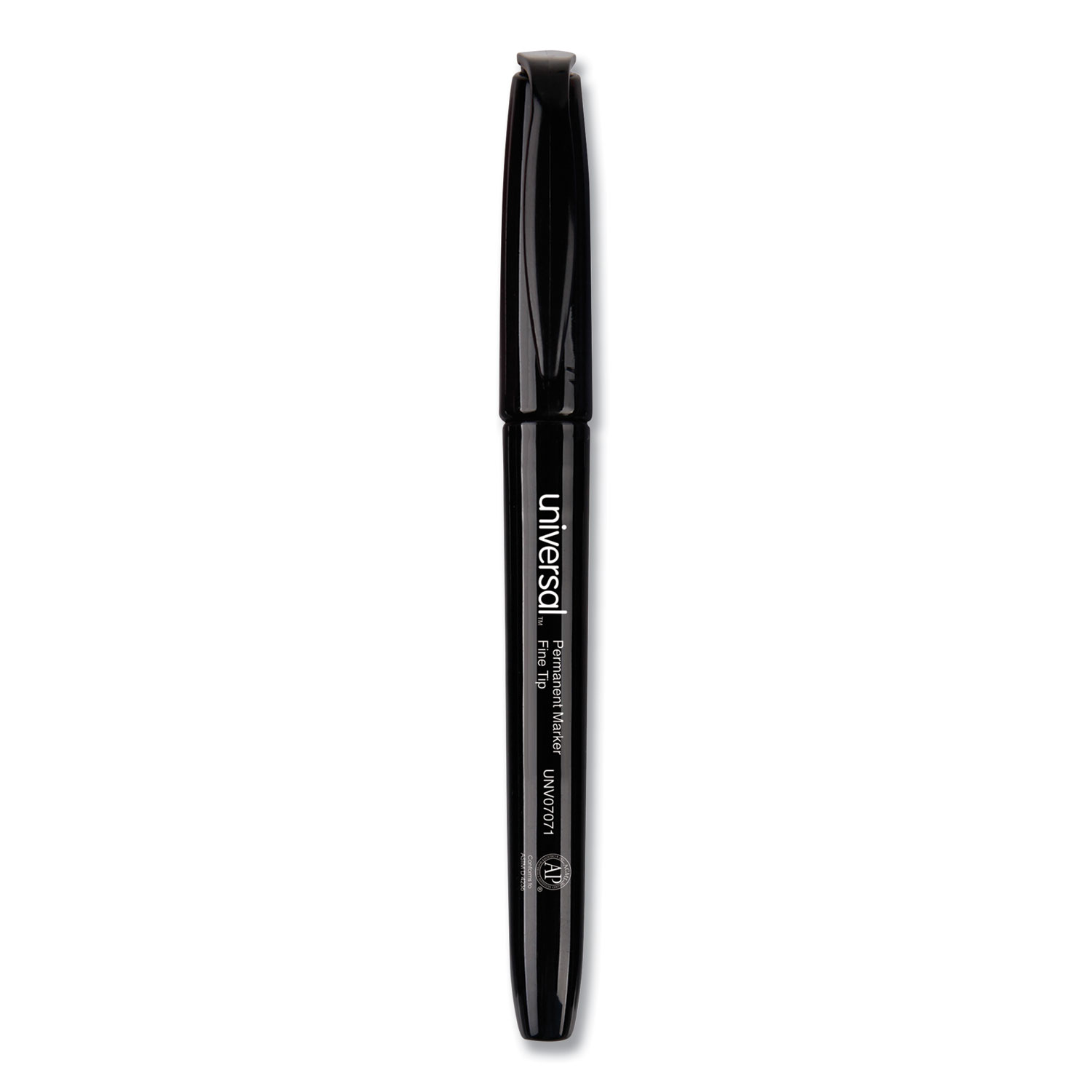 UNV07071 Black Permanent Marker Pens by Universal