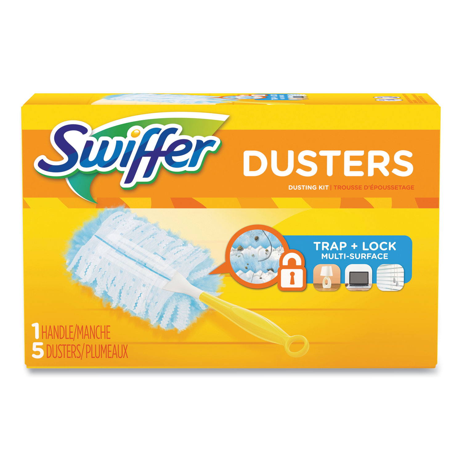 Swiffer Duster Kit with Handle and Refill Duster, 1 Unit