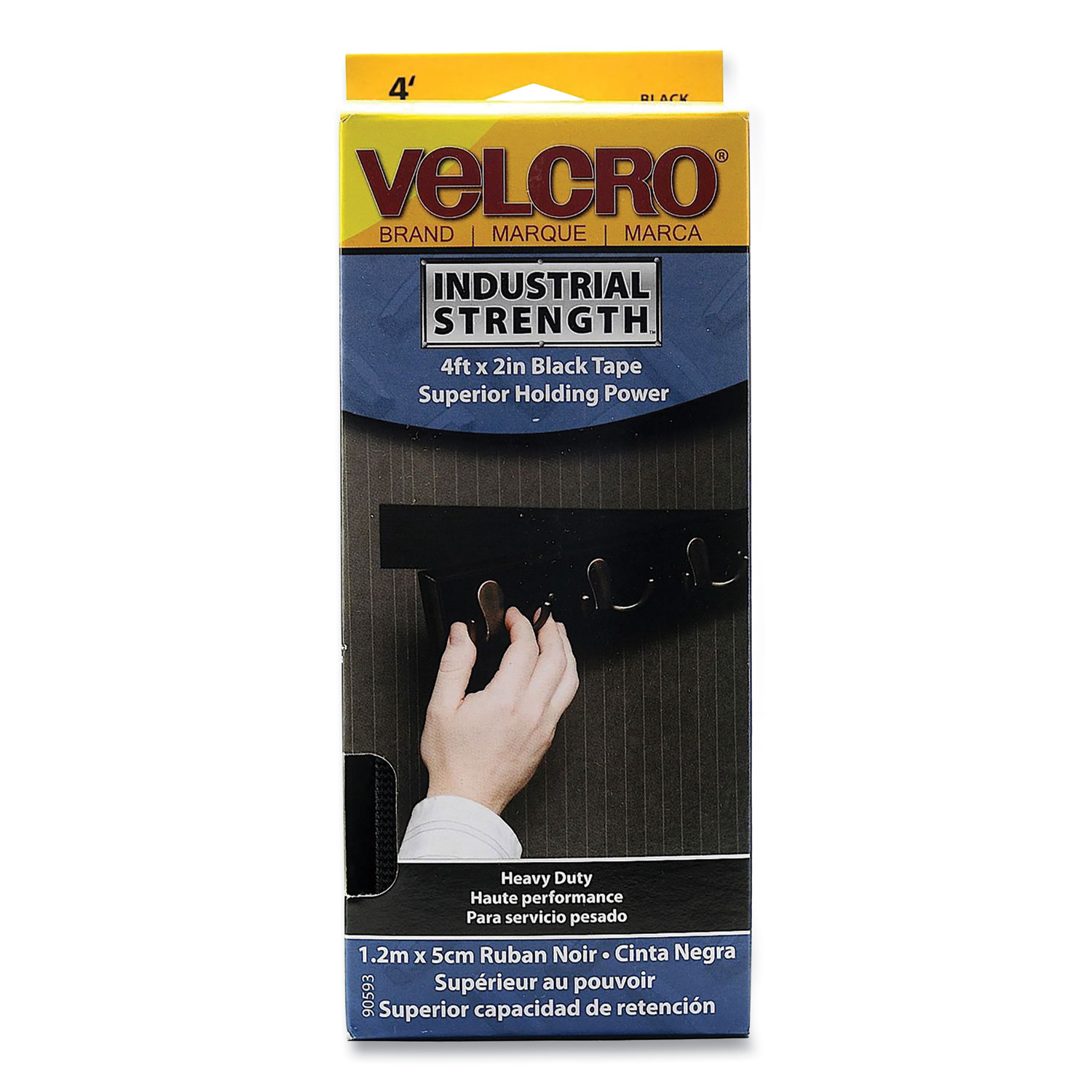 IWC189590 Industrial Webbing Corp. VELCRO BRAND ONE-WRAP HOOK & LOOP TAPE  FASTENERS BLACK 1 X 75' : PartsSource : PartsSource - Healthcare Products  and Solutions