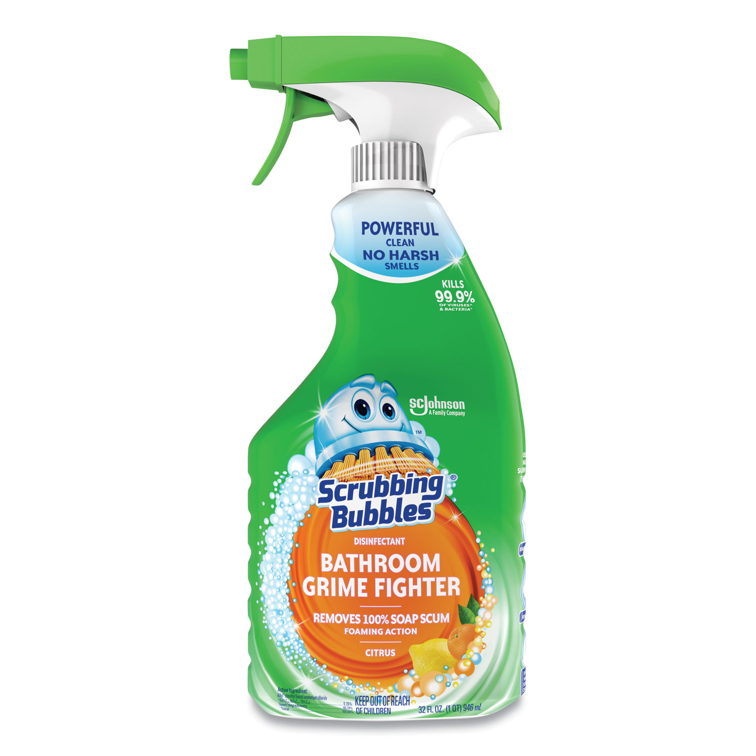 32 oz Spray Bottle with Grout Brush