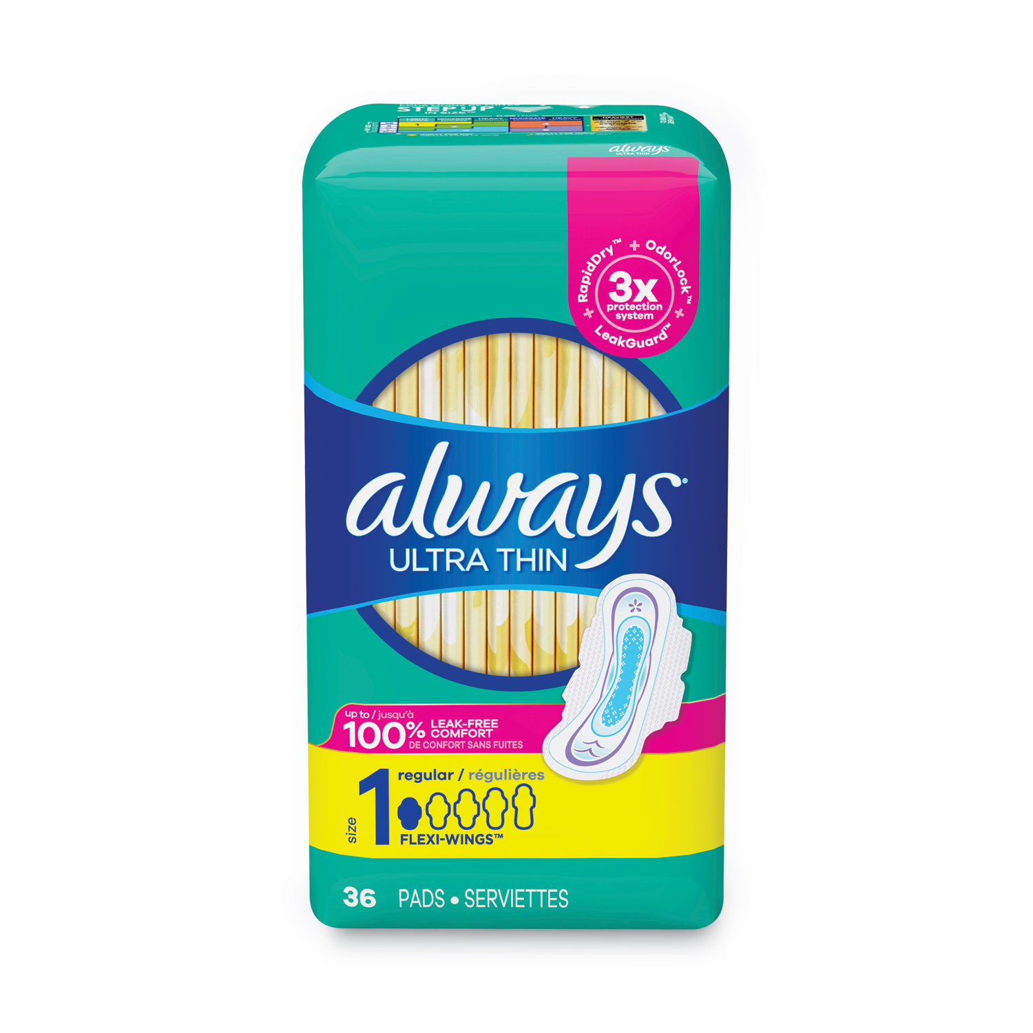 Always Ultra Thin Daytime Regular Pads with Wings (Pack of 6), 6 packs -  Foods Co.