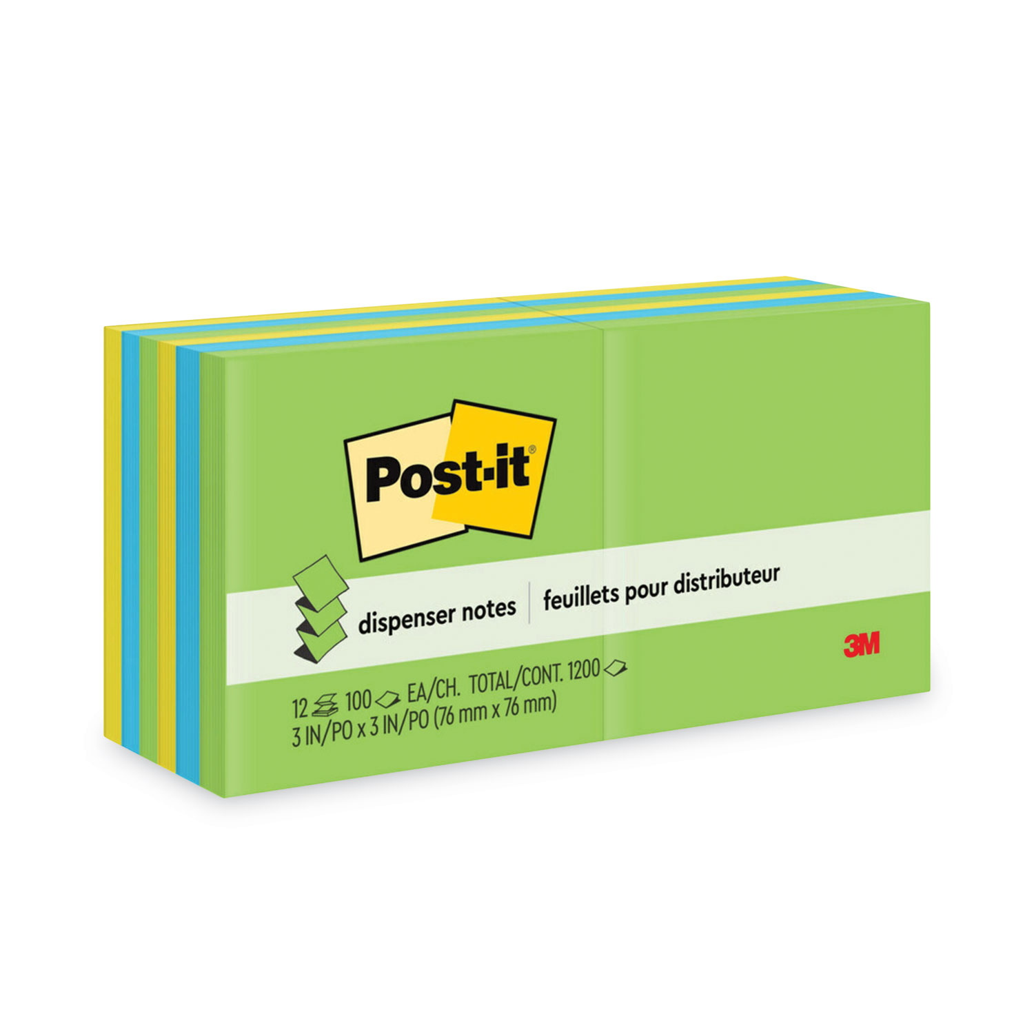 Original Pop-up Refill Value Pack by Post-it® Dispenser Notes MMMR33012AU