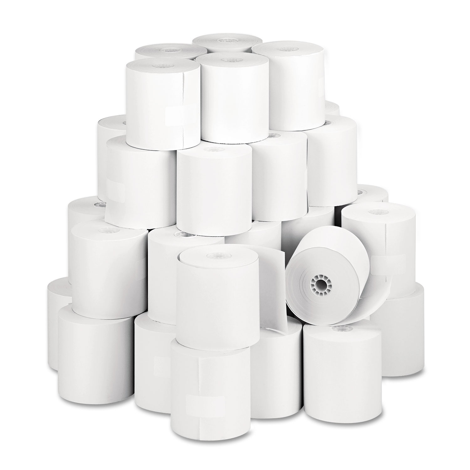 Direct Thermal Printing Thermal Paper Rolls, 4.28 x 78 ft, White