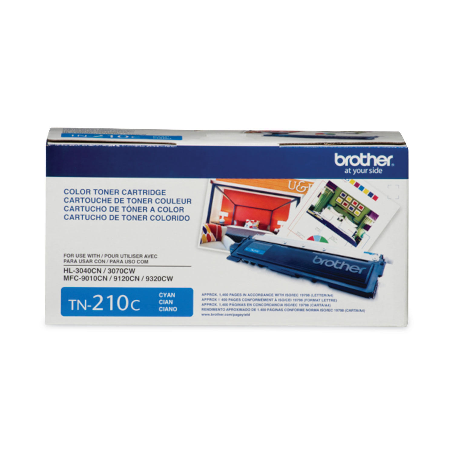 TN210C Toner, 1,400 Page-Yield, Cyan TN210C Toner, 1,400 Page-Yield, Cyan