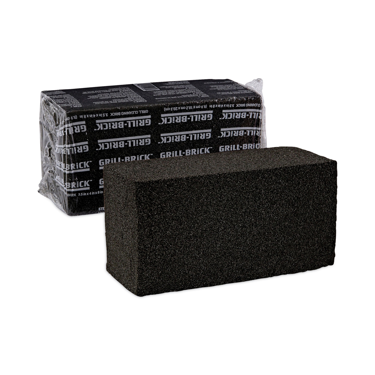 Genuine Joe Scrubble Griddle Brick - 12 / Carton - Reusable - Black Genuine Joe Scrubble Griddle Brick - 12 / Carton - Reusable - Black