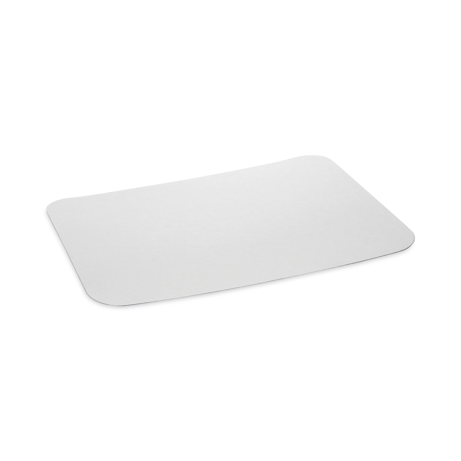 Aluminum Take-Out Container Lid, Loaf Pan Lid, 8.4 x 5.9, White/Aluminum, 400/Carton Aluminum Take-Out Container Lid, Loaf Pan Lid, 8.4 x 5.9, White/Aluminum, 400/Carton