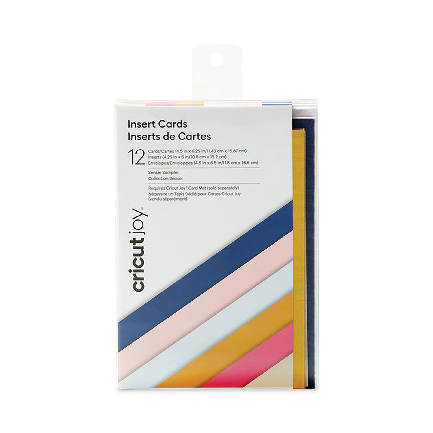 Joy Insert Cards, 4.5 x 6.25, 12 Assorted Color Cards/12 Assorted Color Inserts/12 White Envelopes Joy Insert Cards, 4.5 x 6.25, 12 Assorted Color Cards/12 Assorted Color Inserts/12 White Envelopes