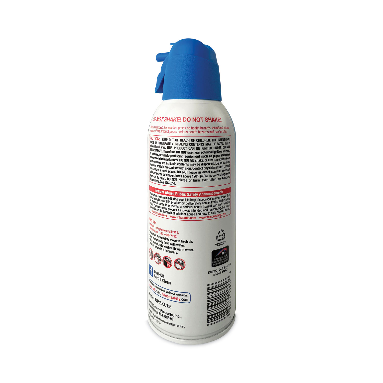 Dust-Off Disposable Compressed Gas Duster 12 oz Can