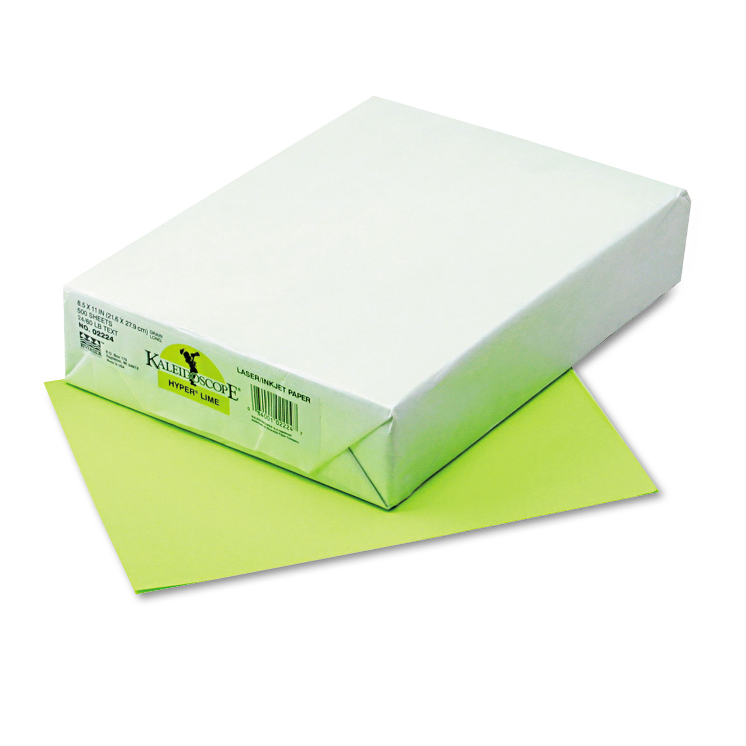 Kaleidoscope Multipurpose Colored Paper, 24 lb Bond Weight, 8.5 x 11, Rojo Red, 500/Ream Kaleidoscope Multipurpose Colored Paper, 24 lb Bond Weight, 8.5 x 11, Rojo Red, 500/Ream