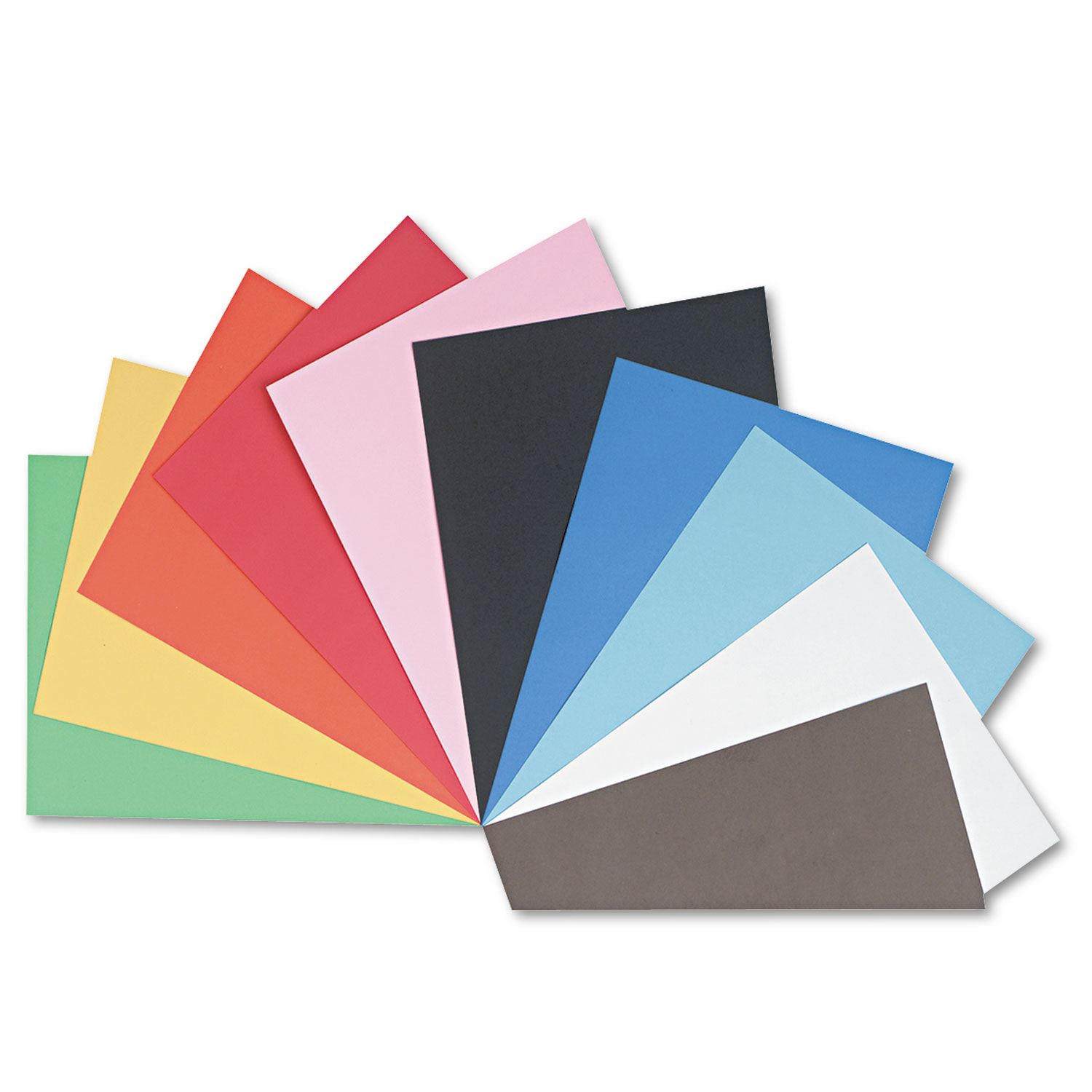 Pacon - Tru-Ray Construction Paper - 12 x 18 - Warm Assorted