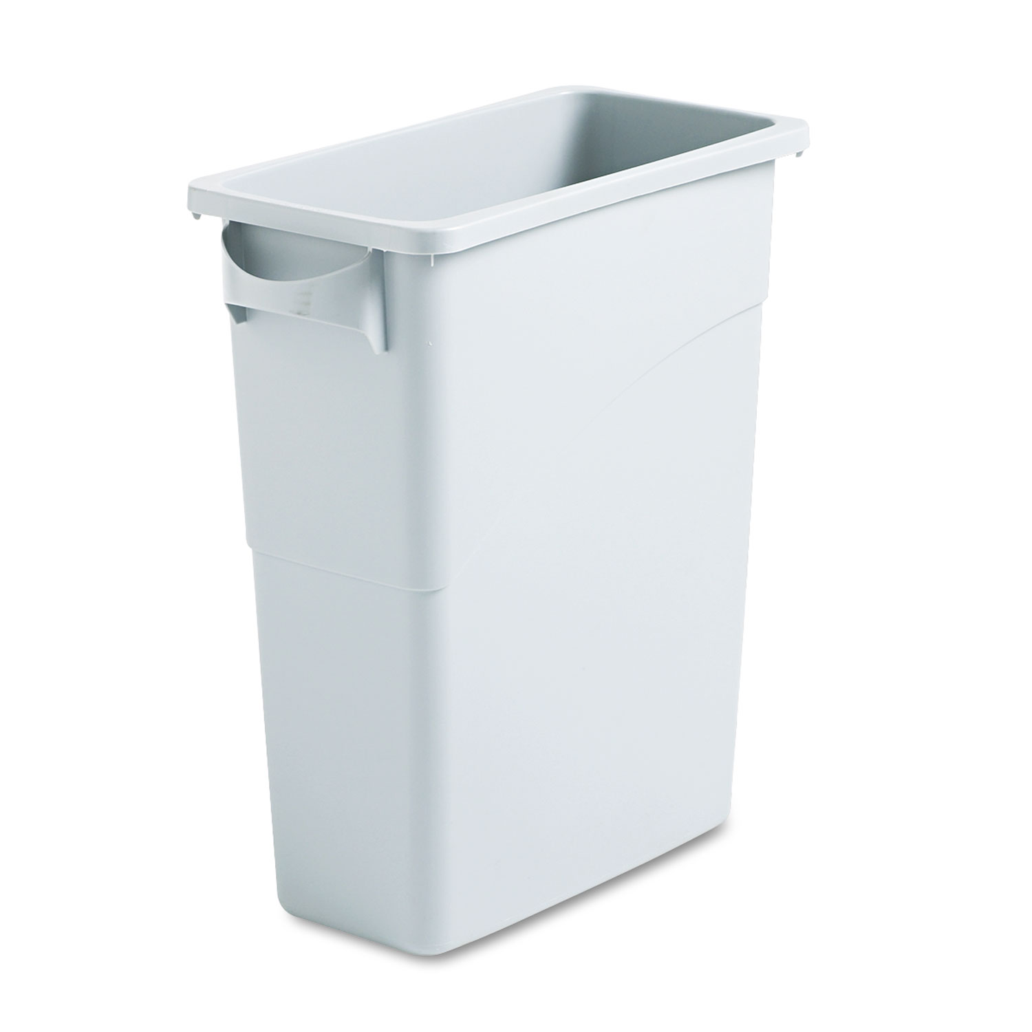 Rubbermaid Commercial Products 7 Gal. Black Plastic Rectangular Deskside  Trash Can RCP295600BK - The Home Depot