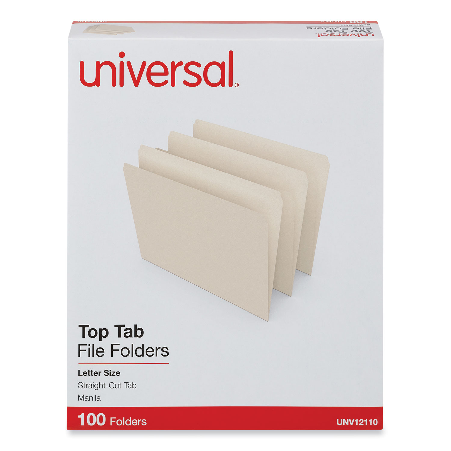 Top Tab File Folders, Straight Tabs, Legal Size, 0.75 Top Tab File Folders, Straight Tabs, Legal Size, 0.75