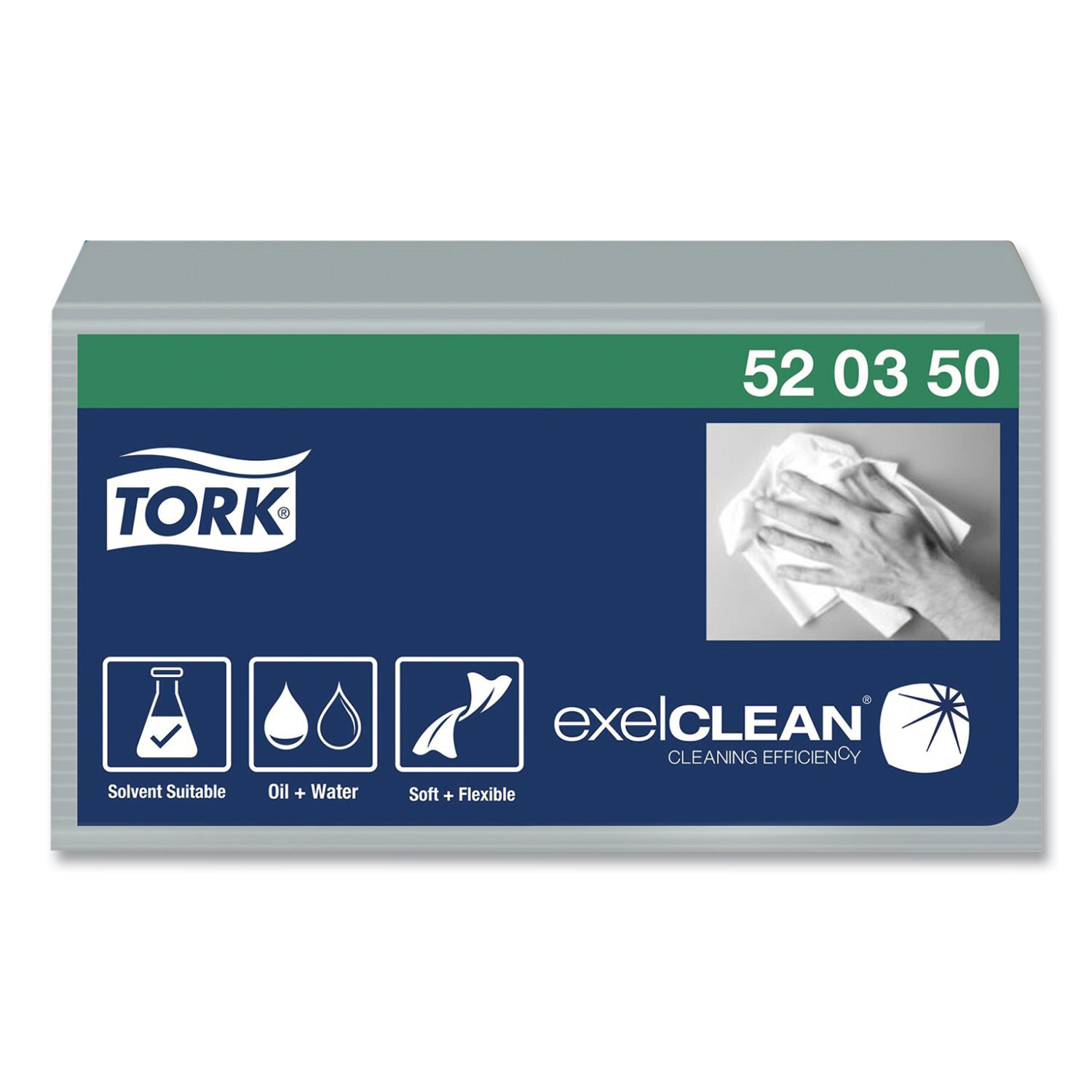Industrial Cleaning Cloths, 1-Ply, 12.6 x 15.16, Gray, 55/Pack, 8 Packs/Carton Industrial Cleaning Cloths, 1-Ply, 12.6 x 15.16, Gray, 55/Pack, 8 Packs/Carton