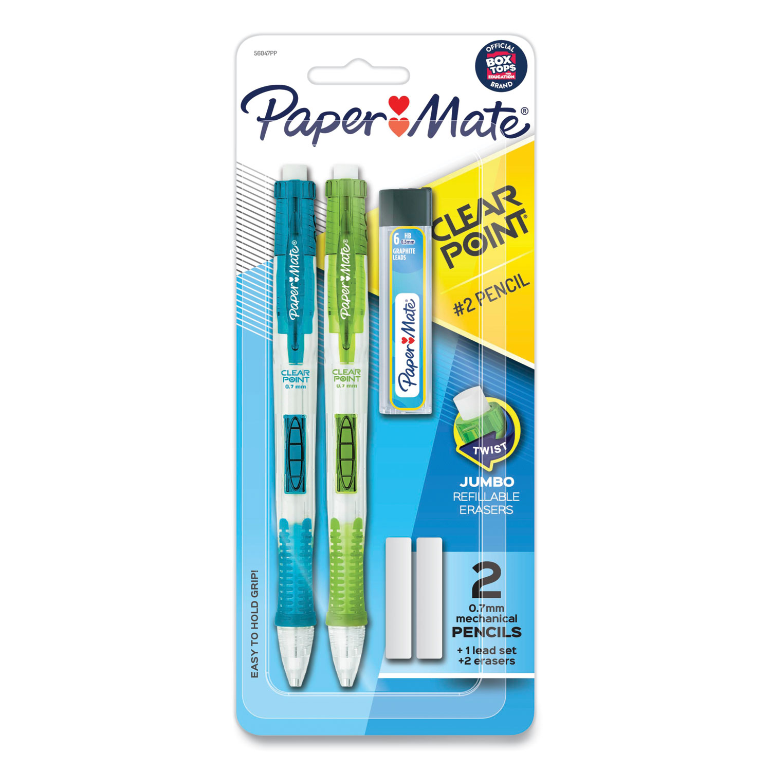 Paper Mate Clearpoint Color Lead Mechanical Pencils 0.7mm Assorted Colors  Pack Of 6 - Office Depot