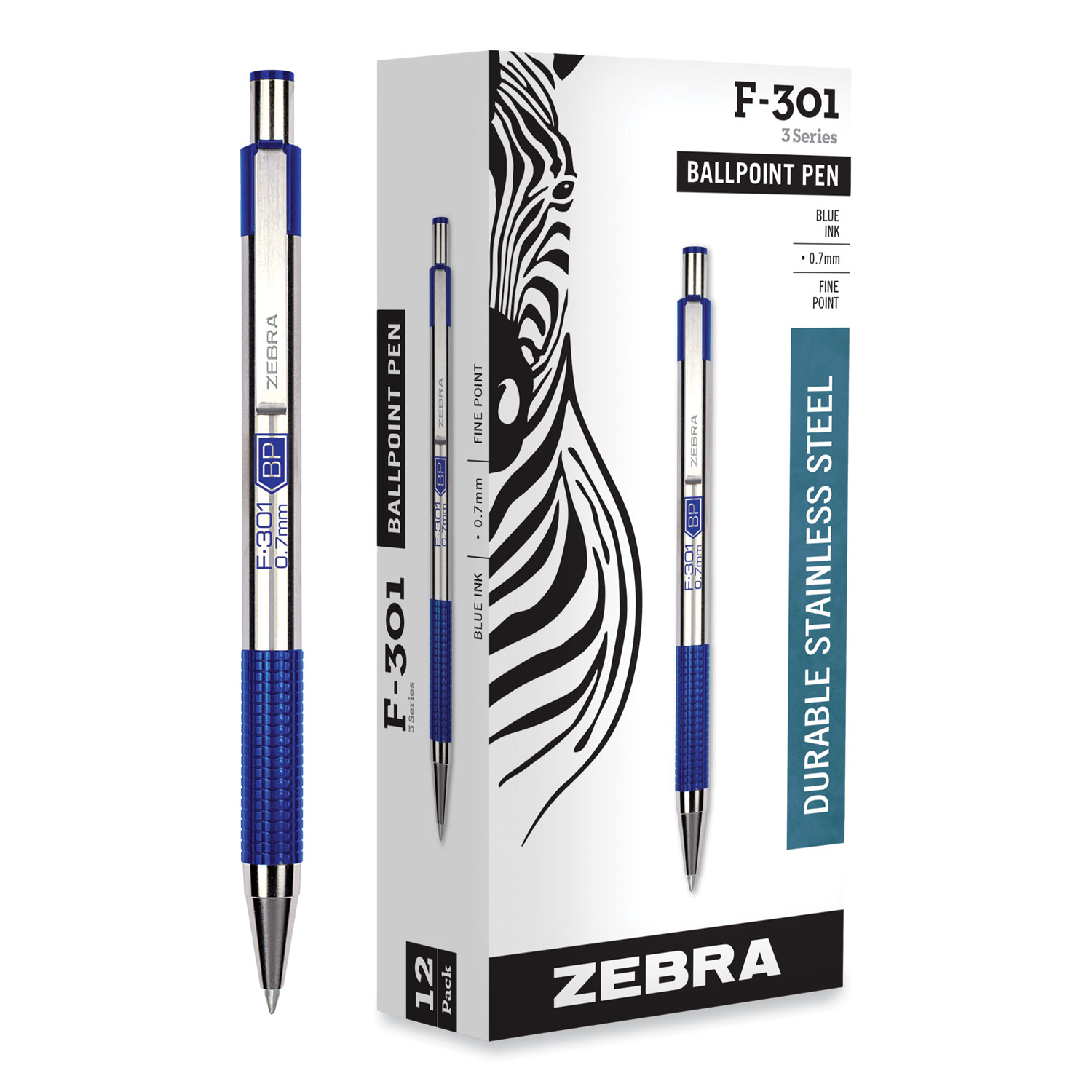 F-301 Retractable Ballpoint Pen by Zebra® ZEB27120