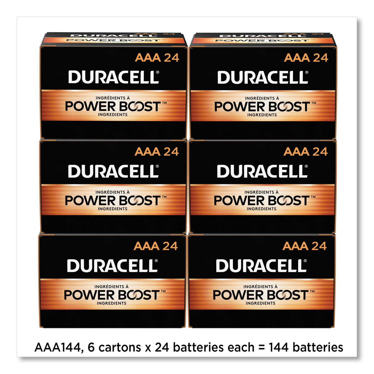 Power Boost CopperTop Alkaline AAA Batteries, 144/Carton Power Boost CopperTop Alkaline AAA Batteries, 144/Carton