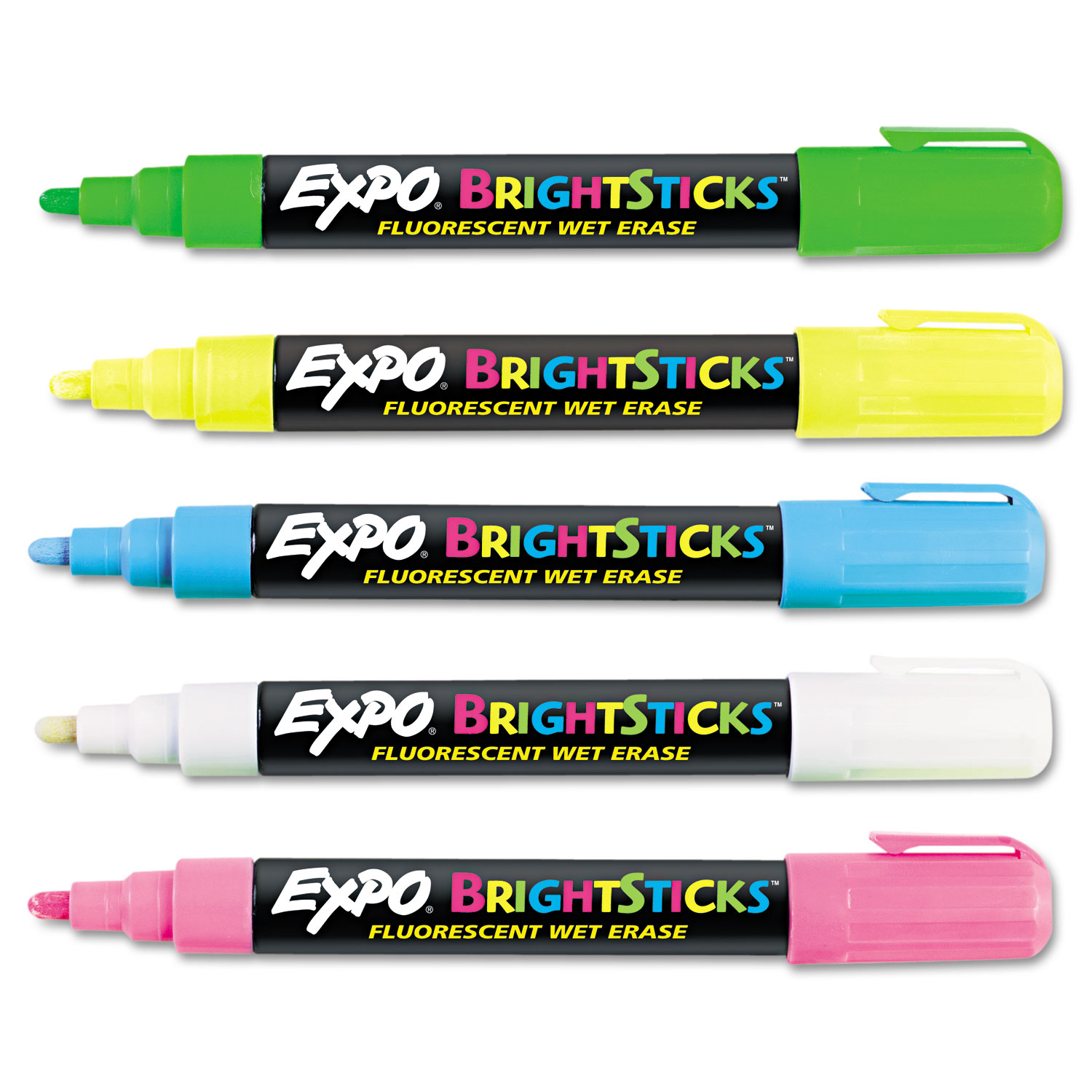 Sharpie Wet Erase Chalk Markers Medium Point Assorted Colors Pack Of 5  Markers - Office Depot