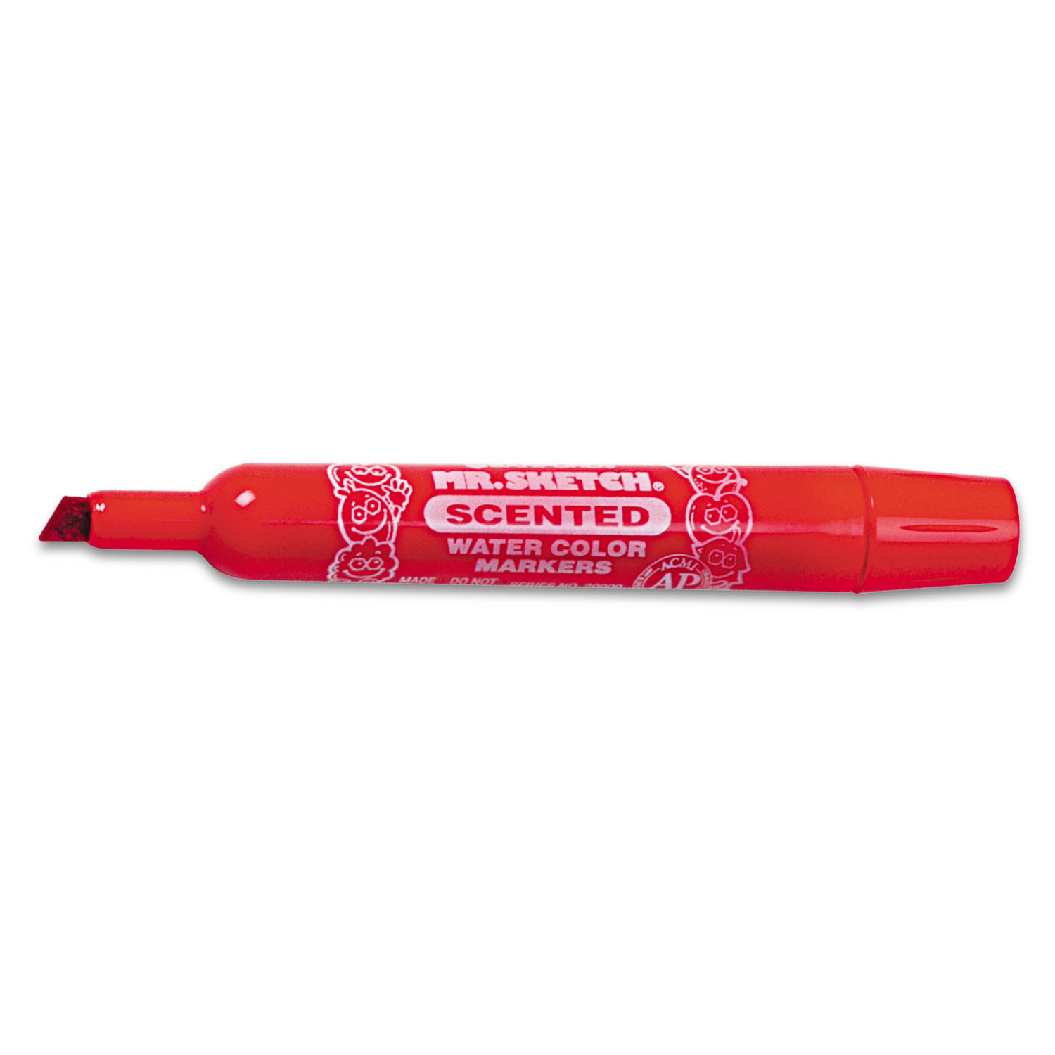 Mr. Sketch Cherry Scented Marker Chisel Tip Red Color 1919006