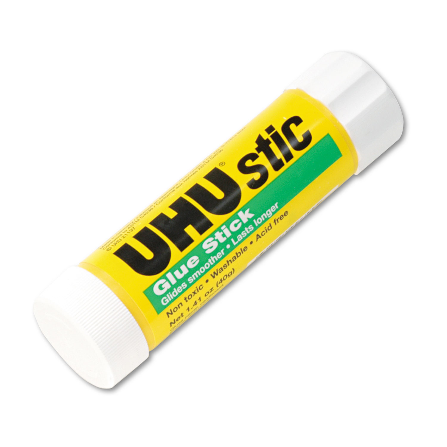 Stic Permanent Glue Stick, 1.41 oz, Applies Blue, Dries Clear - IDM Products