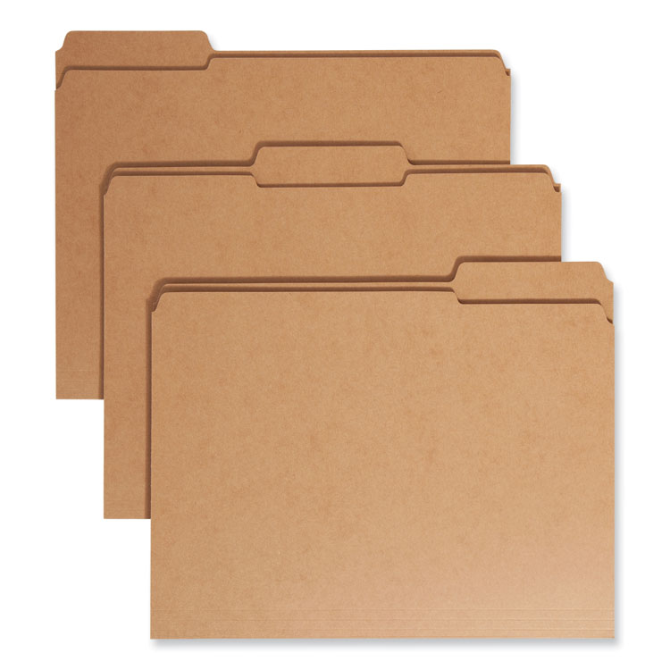 Heavyweight Kraft File Folder, 1/3-Cut Tabs: Assorted, Letter Size, 0.75 Heavyweight Kraft File Folder, 1/3-Cut Tabs: Assorted, Letter Size, 0.75