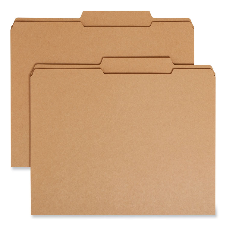 Guide Height Reinforced Heavyweight Kraft File Folder, 2/5-Cut Tabs: Right of Center, Letter, 0.75 Guide Height Reinforced Heavyweight Kraft File Folder, 2/5-Cut Tabs: Right of Center, Letter, 0.75