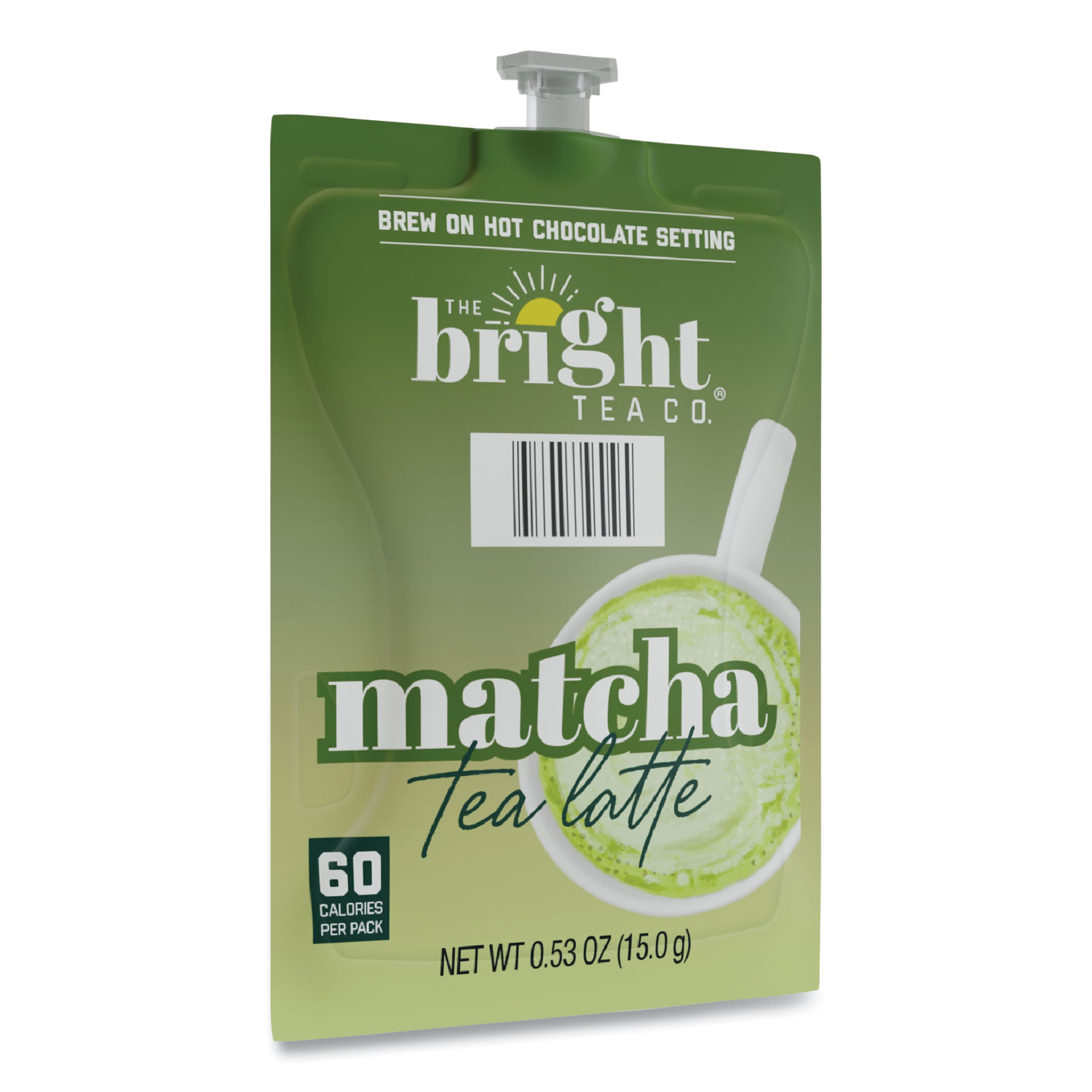 Bright Tea Co. Matcha Latte Freshpack, Matcha Tea Latte, 0.53 oz Pouch, 72/Carton Bright Tea Co. Matcha Latte Freshpack, Matcha Tea Latte, 0.53 oz Pouch, 72/Carton