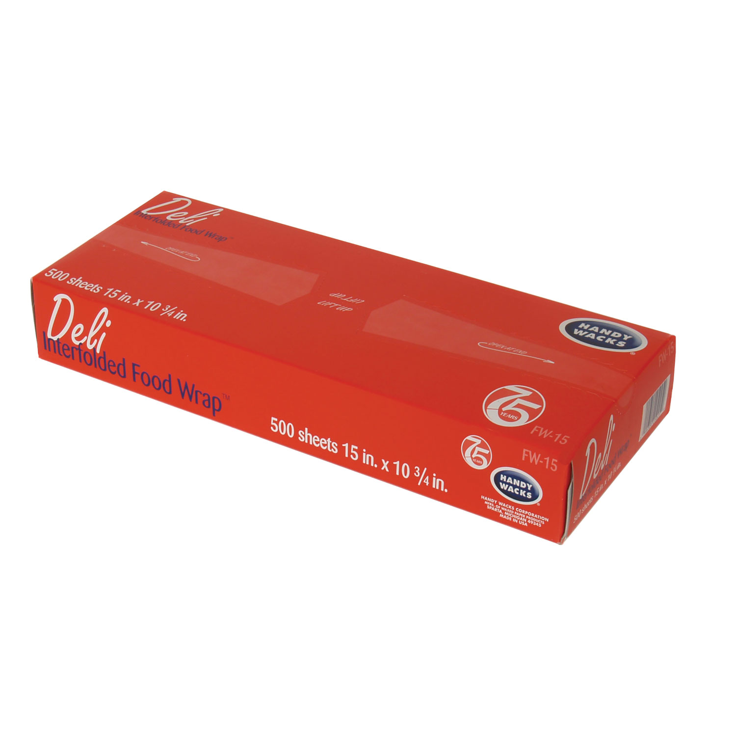 Interfolded Food Wrap Deli Sheets, 10.75 x 12, 12/Carton Interfolded Food Wrap Deli Sheets, 10.75 x 12, 12/Carton