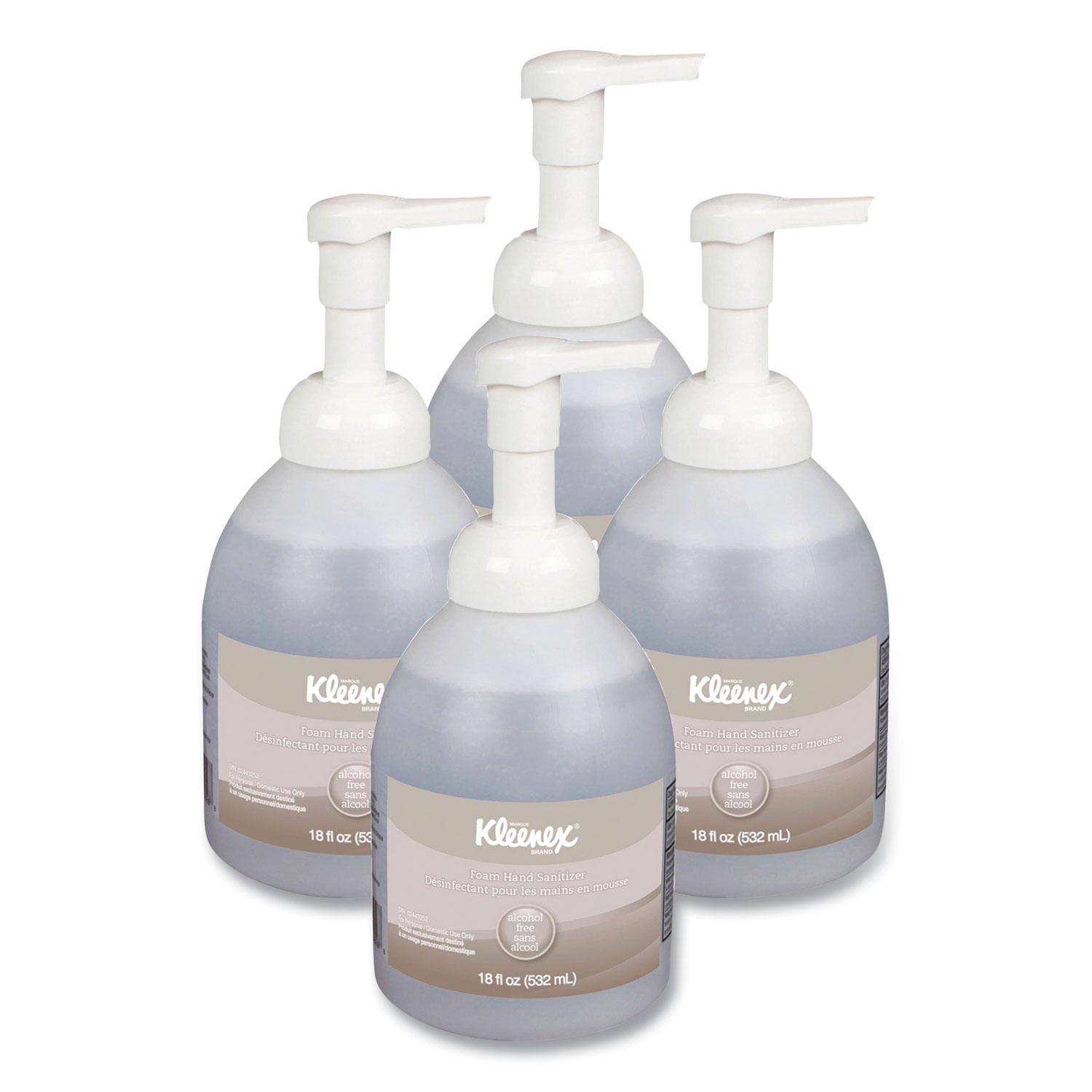 Alcohol-Free Foam Hand Sanitizer, 1.5 oz Pump Bottle, Unscented, 24/Carton Alcohol-Free Foam Hand Sanitizer, 1.5 oz Pump Bottle, Unscented, 24/Carton