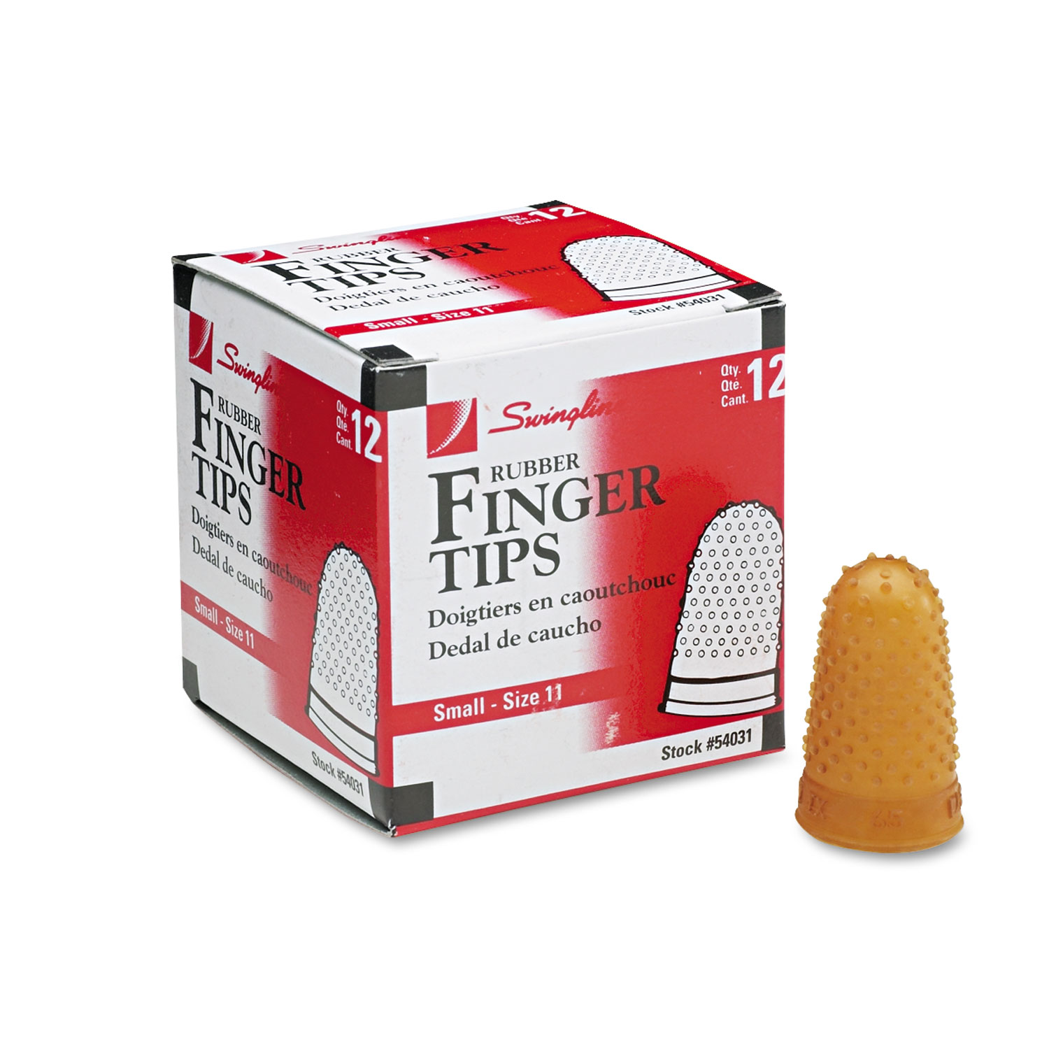 Swingline Finger Pad, Amber, Dozen (SWI54033)