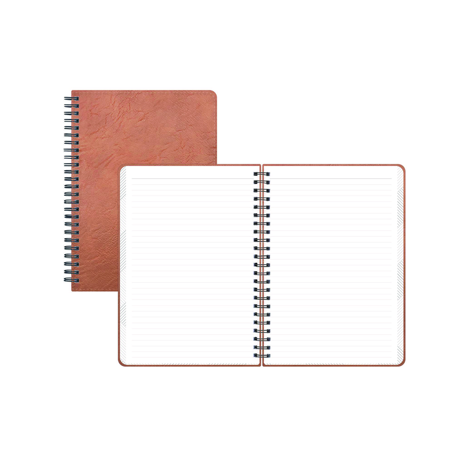 ASMBLD Faux Leather Wirebound Notebook by Blue Sky® BLS150538