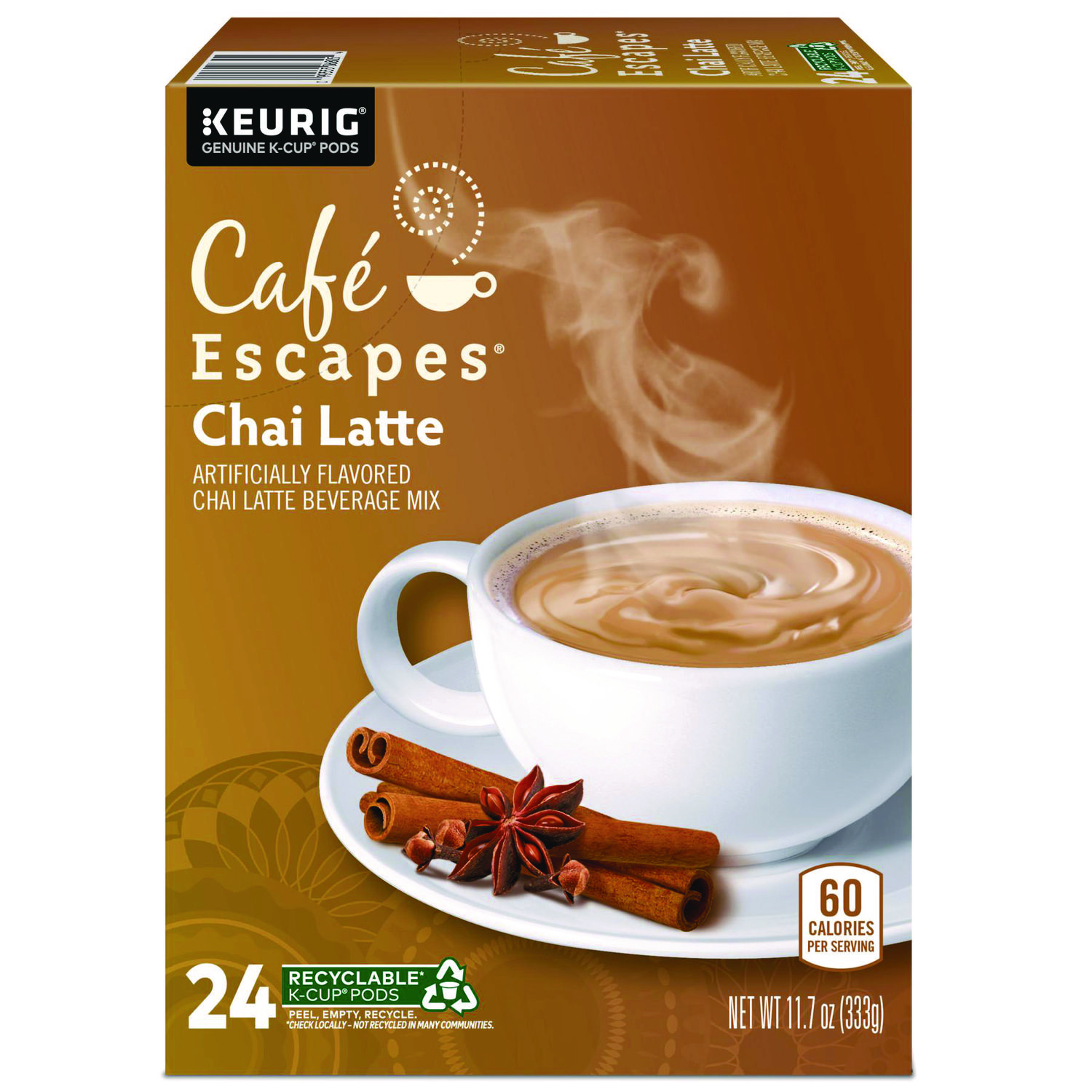 Chai Latte K-Cups by Café Escapes® GMT6805 | OnTimeSupplies.com