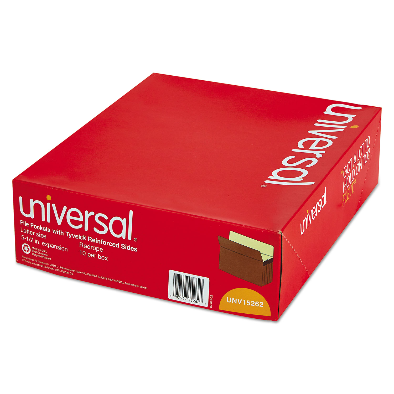UNV15262 Accordion Folders - Expanding File Pocket Folders