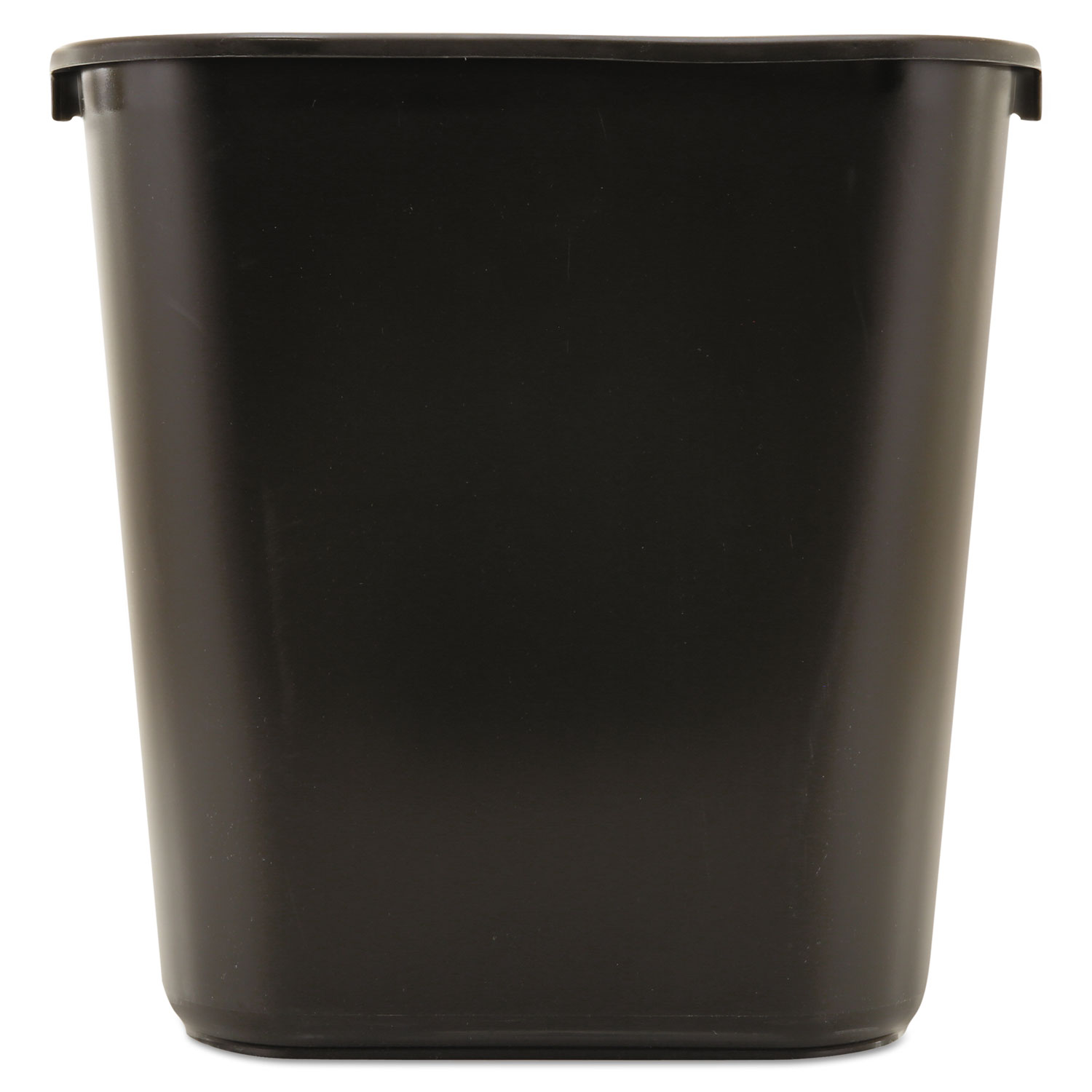 Deskside Plastic Wastebasket by Rubbermaid® Commercial RCP295600BK