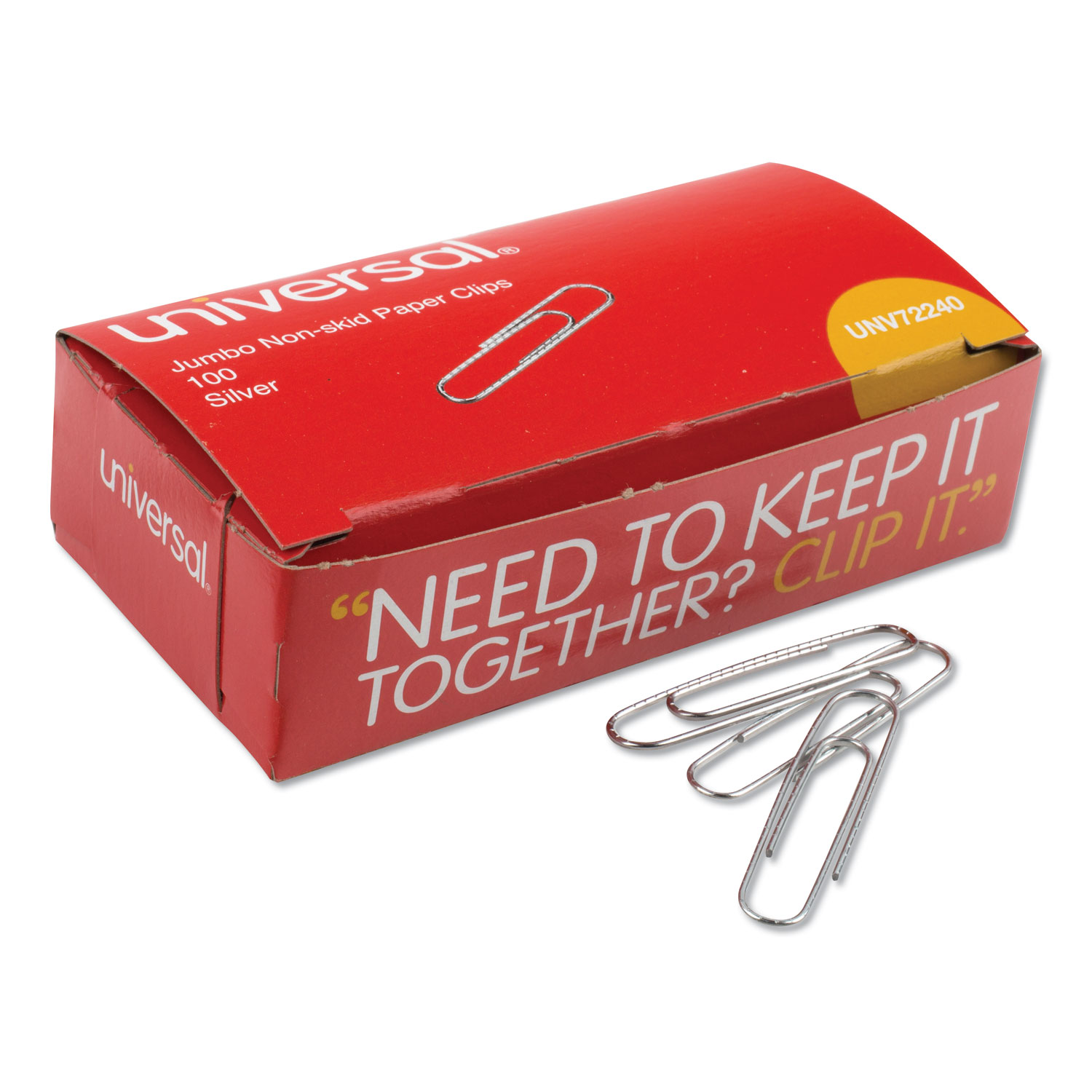 Paper Clips by Universal® UNV72240 | OnTimeSupplies.com