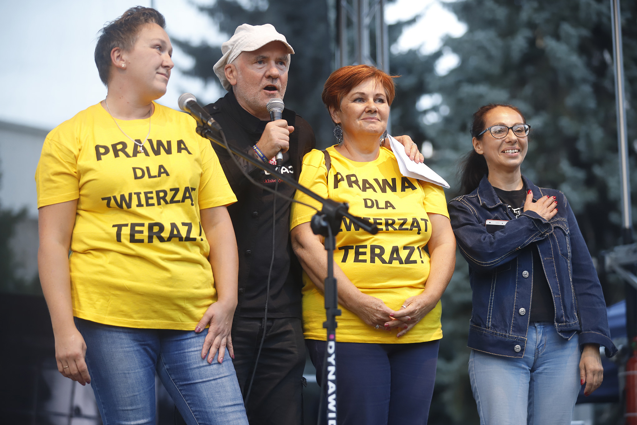 demonstracja w obronie praw zwierząt