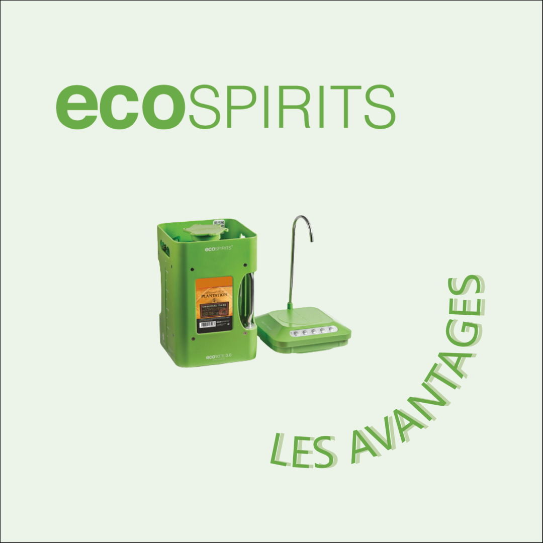 Un concept d'EcoSpirits chez Ouest Boissons !  🌍🥃