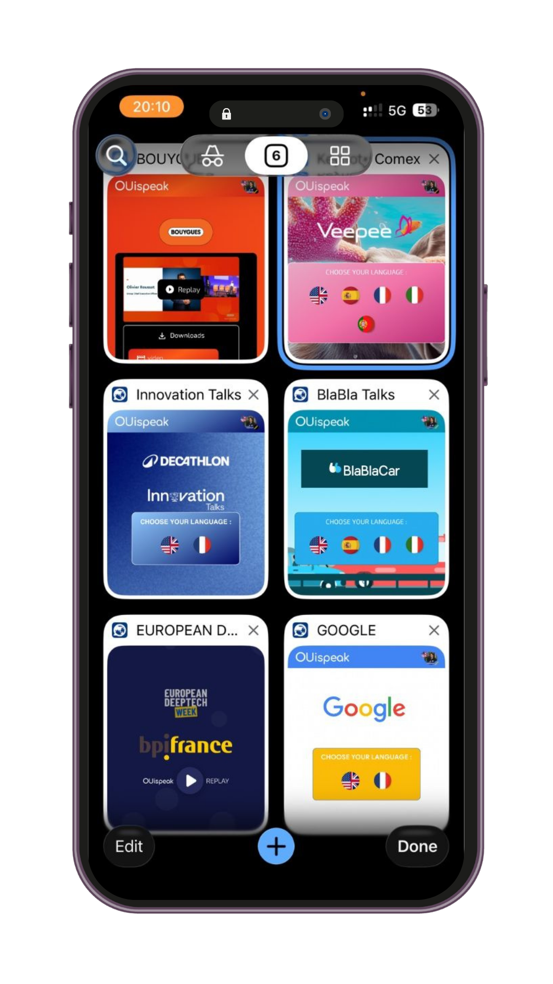 OUispeak interpretation solution for events