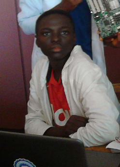 Kévin Wamba Zoko childhood picture - Front End Developer at OUispeak Solutions