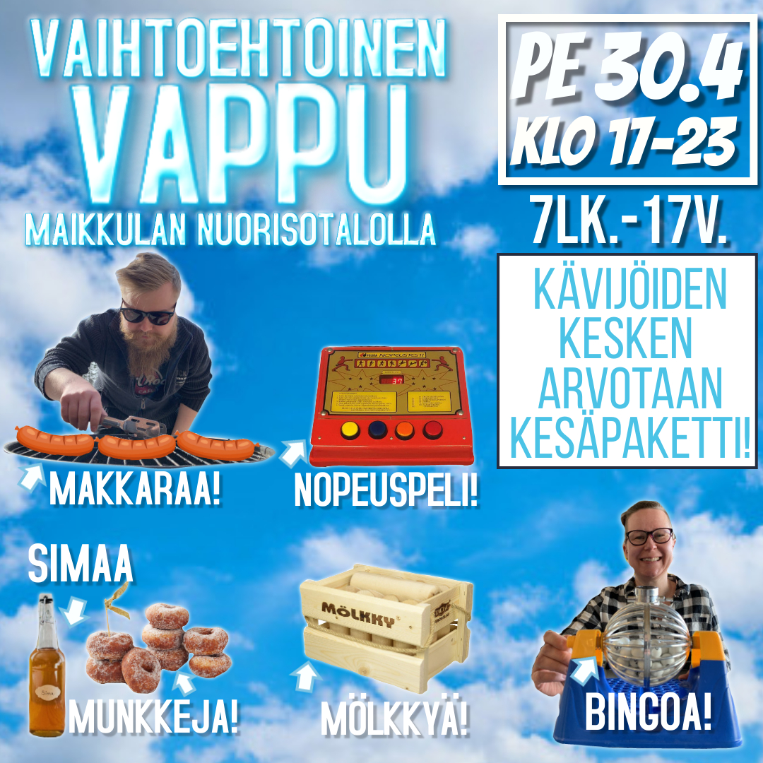 Vaihtoehtoinen vappu | Nuorten Oulu